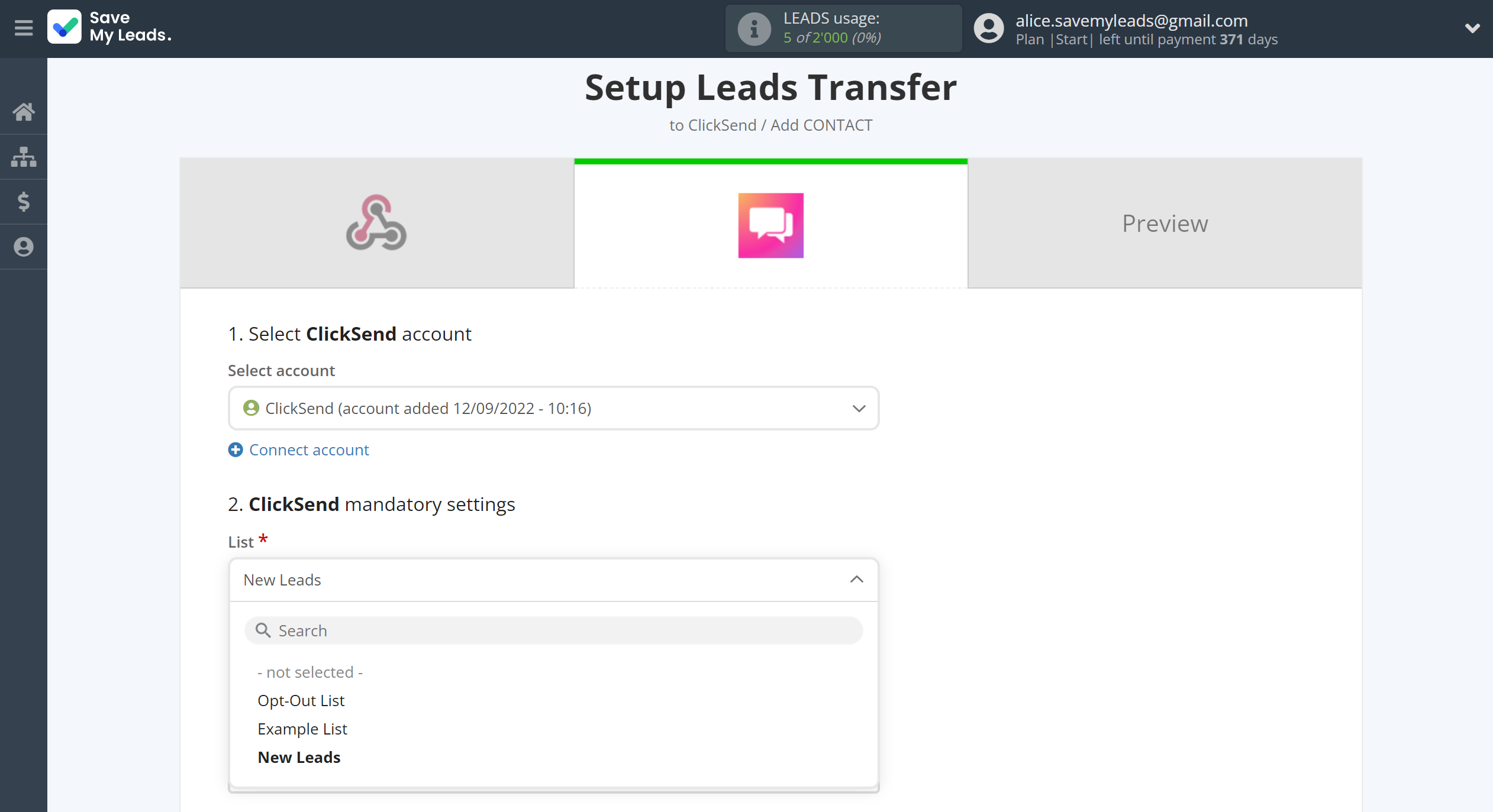 How to Connect Webhooks with ClickSend Add Contacts | Assigning fields