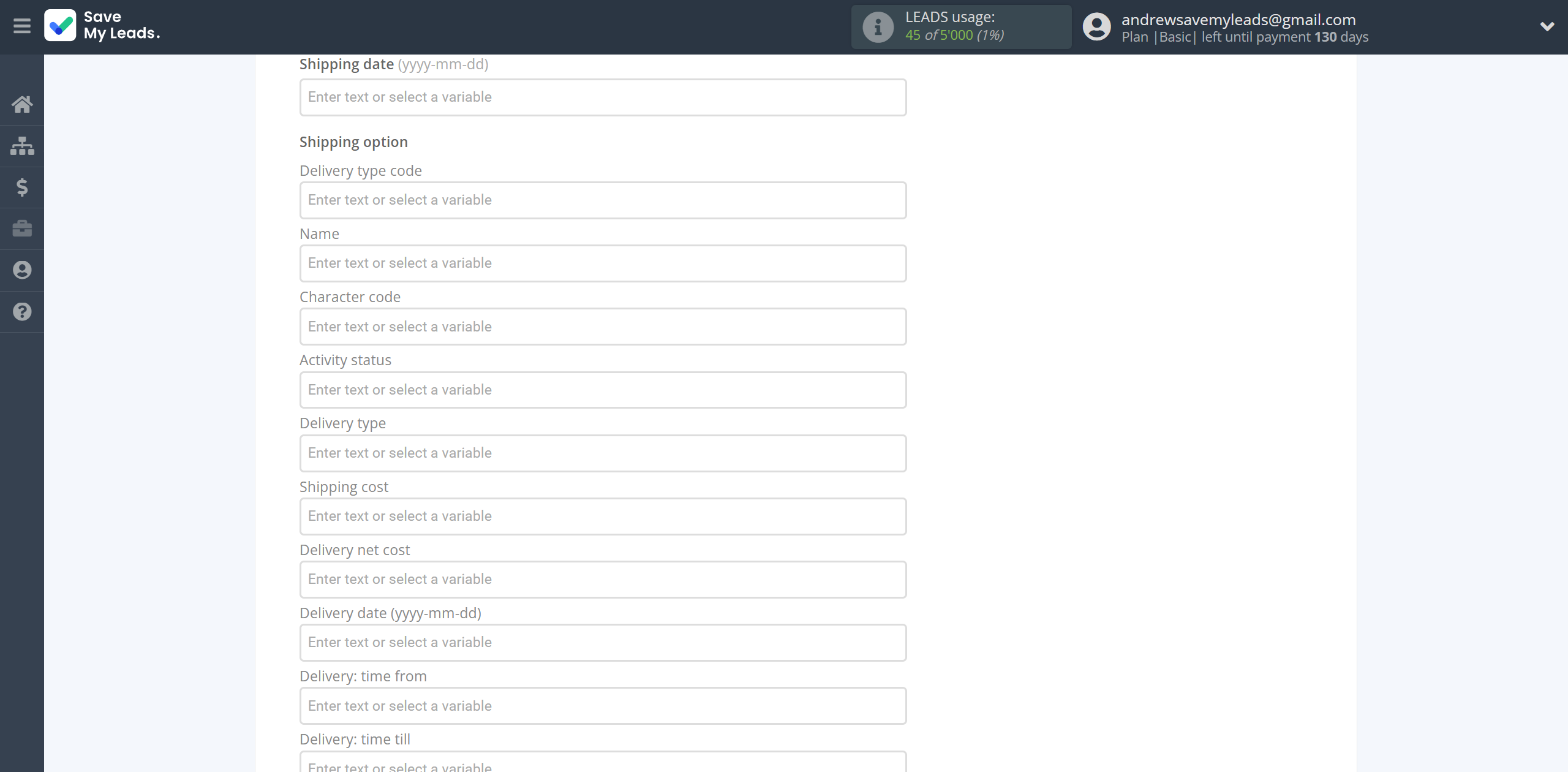 How to Connect TikTok with Simla Create Order | Assigning fields