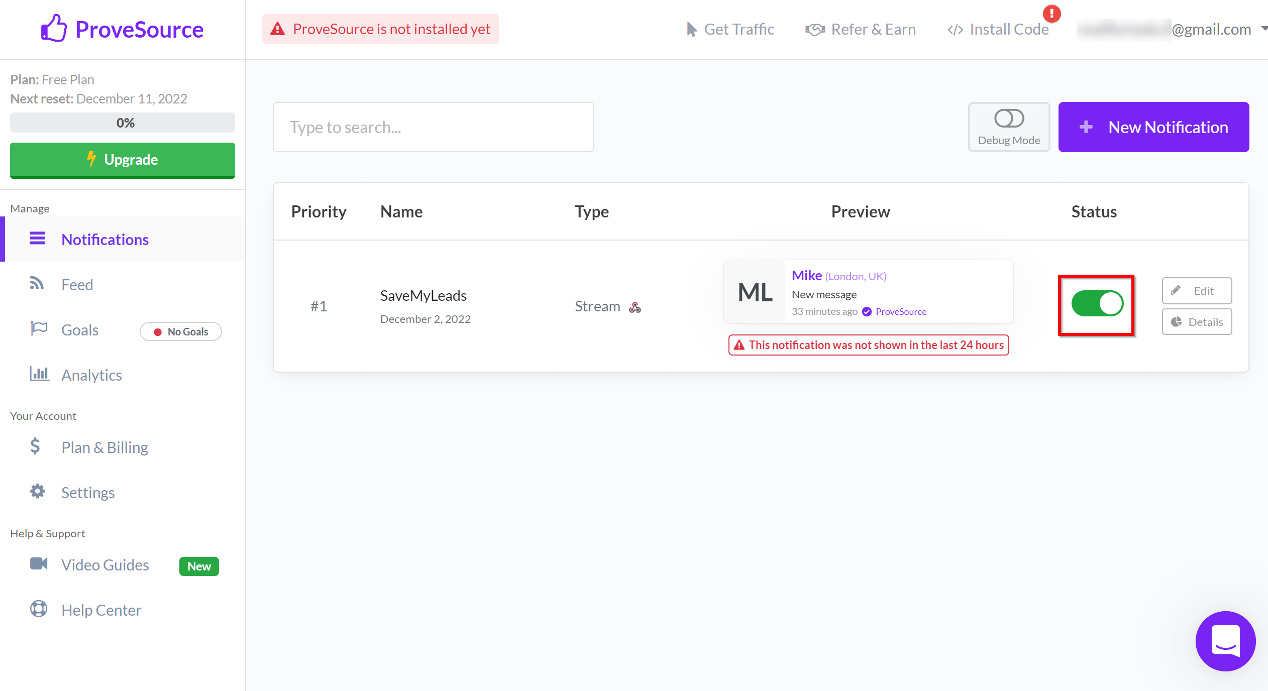 How to Connect Google Lead Form with ProveSource | Data Destination account connection