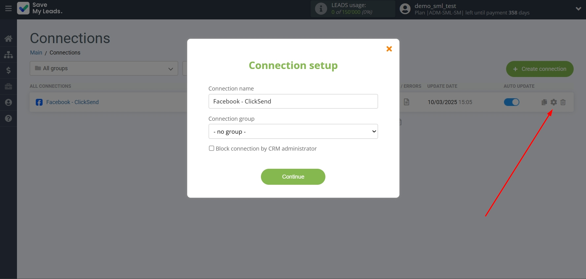 How to Connect Facebook with ClickSend Add Contacts | Name and group connection