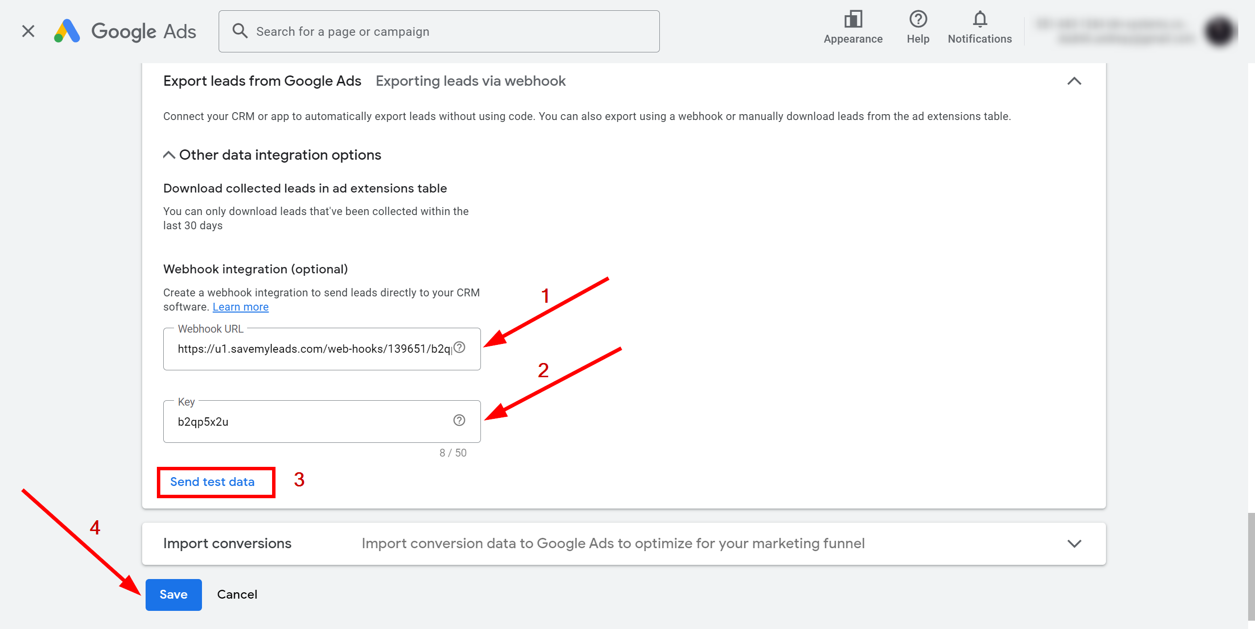 How to Connect Google Lead Form with TxtSync | Data Source account connection