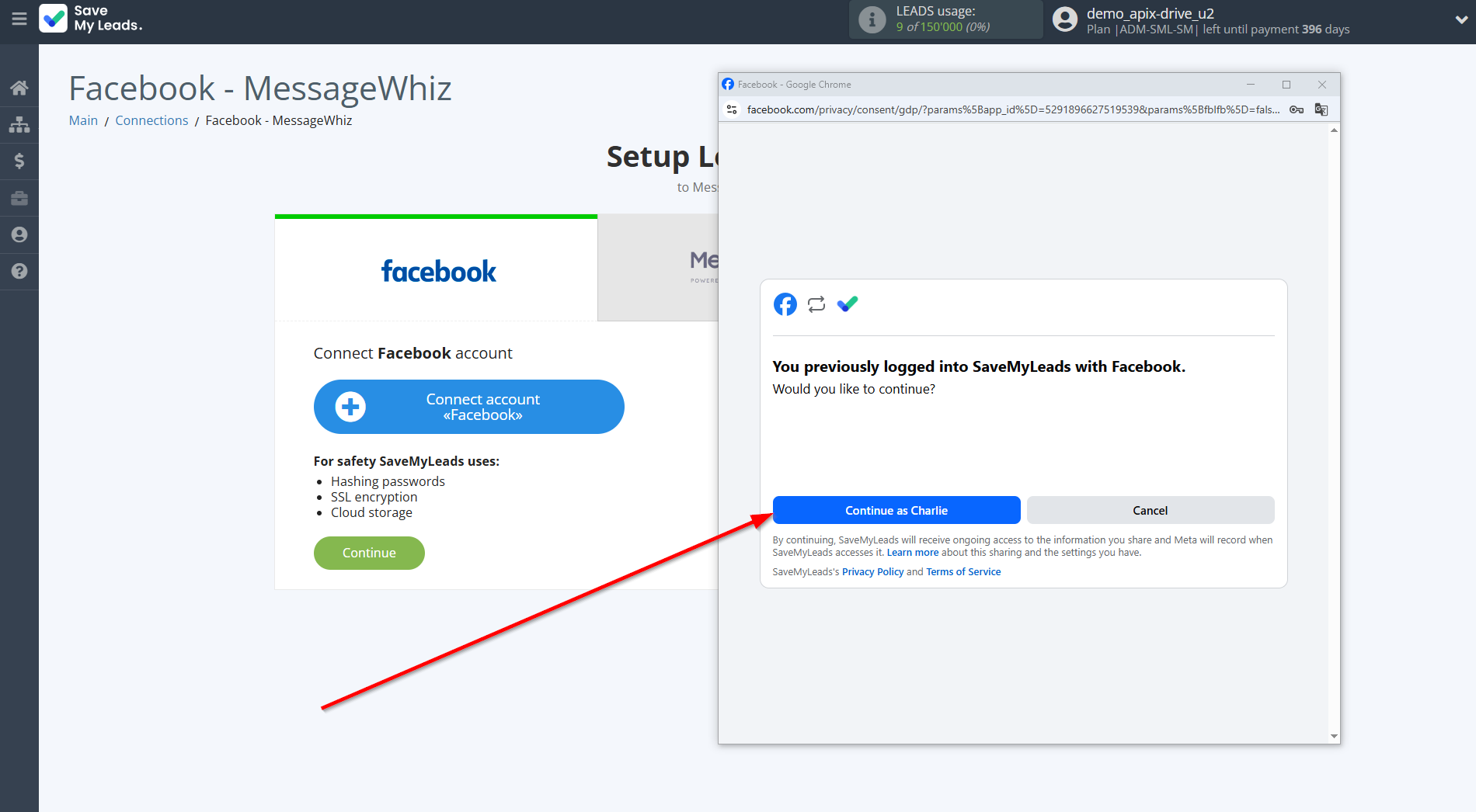 How to Connect Facebook with MessageWhiz | Data Source account connection How to Connect Facebook with MessageWhiz | Data Source account connection