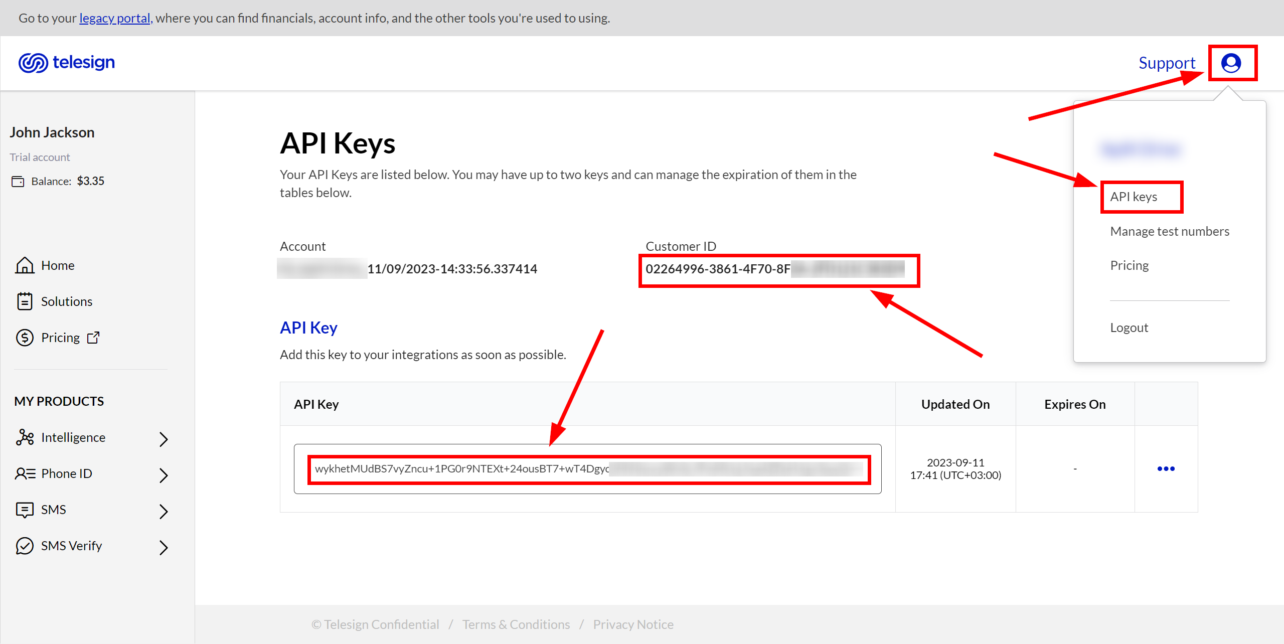 How to Connect Google Lead Form with Telesign | Data Destination account connection