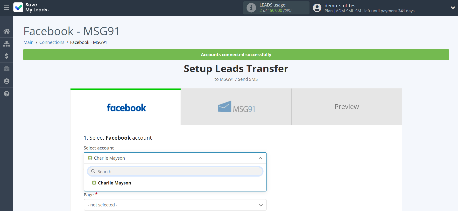 How to Connect Facebook with MSG91 Send SMS | Data Source account selection How to Connect Facebook with MSG91 Send SMS | Data Source account selection
