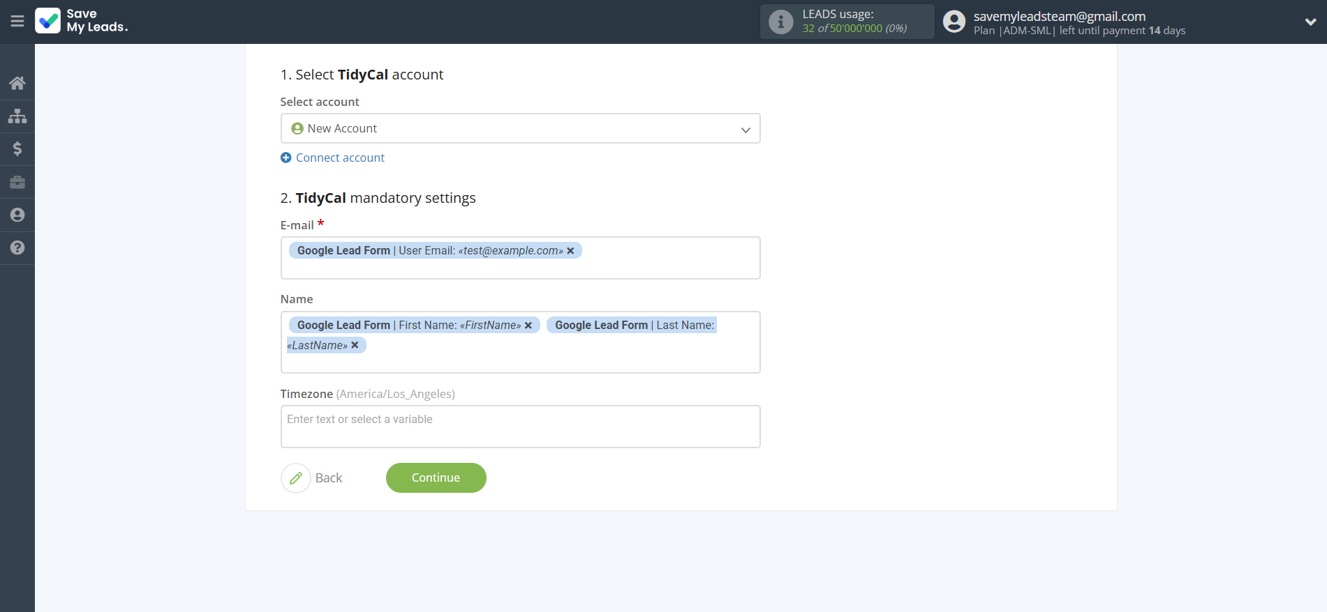 How to Connect Google Lead Form with TidyCal Create Contacts | Assigning fields How to Connect Google Lead Form with TidyCal Create Contacts | Assigning fields