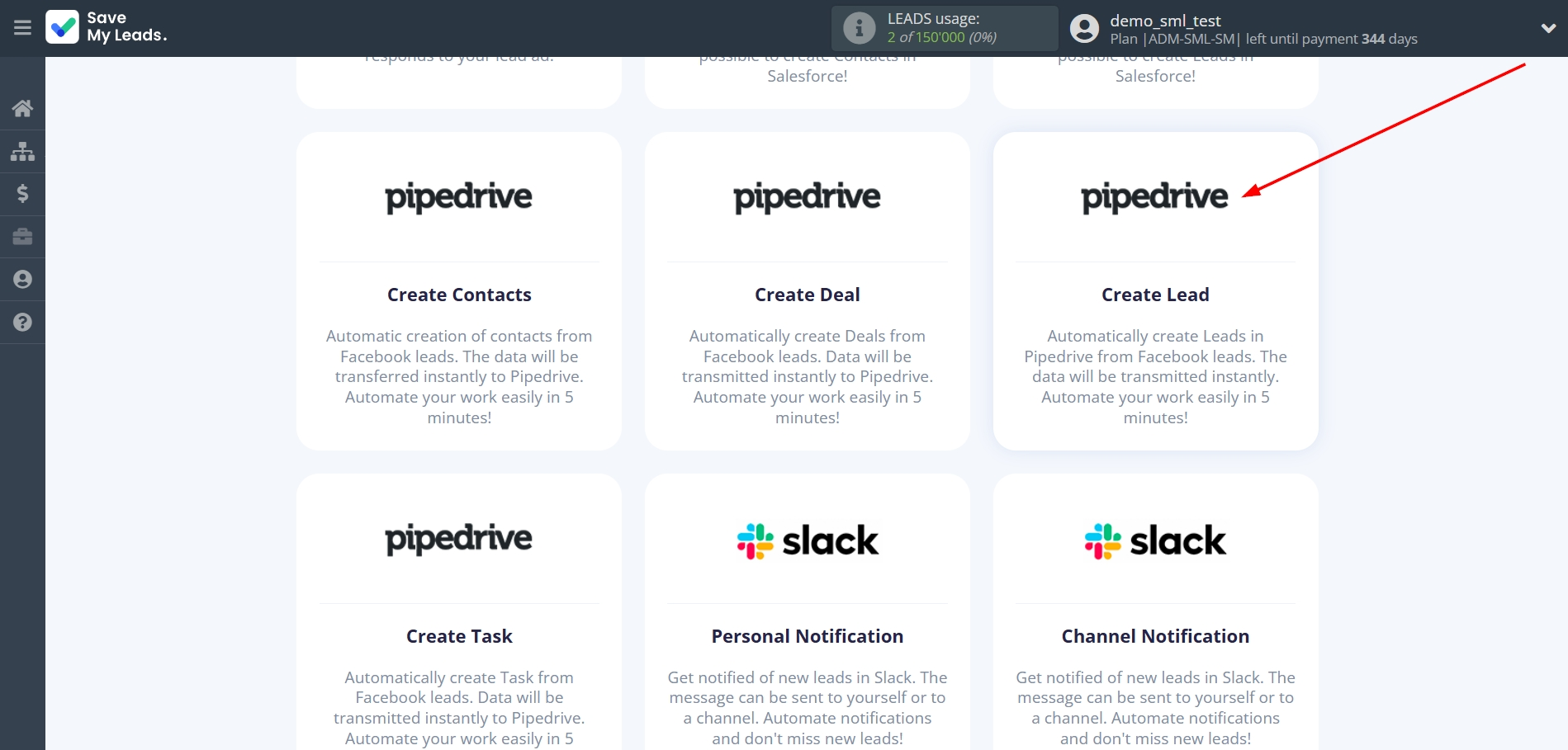 How to Connect Facebook with Pipedrive Create Lead | Data Destination system selection How to Connect Facebook with Pipedrive Create Lead | Data Destination system selection