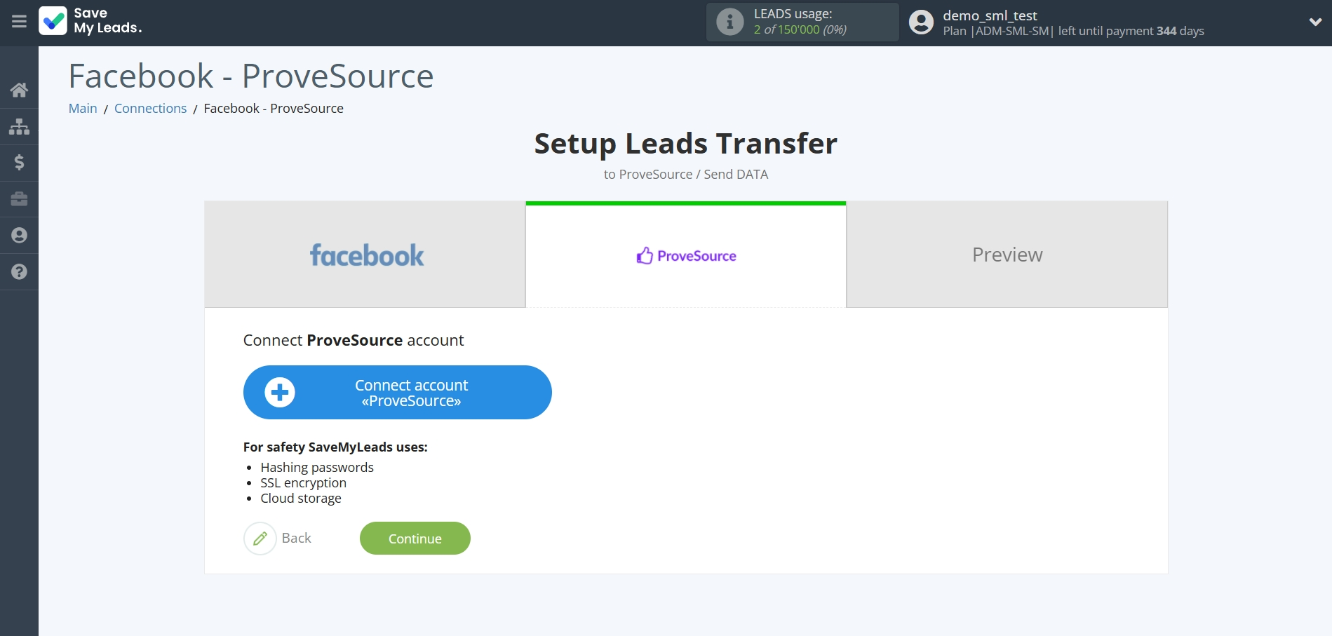 How to Connect Facebook  with ProveSource | Data Destination account connection How to Connect Facebook  with ProveSource | Data Destination account connection