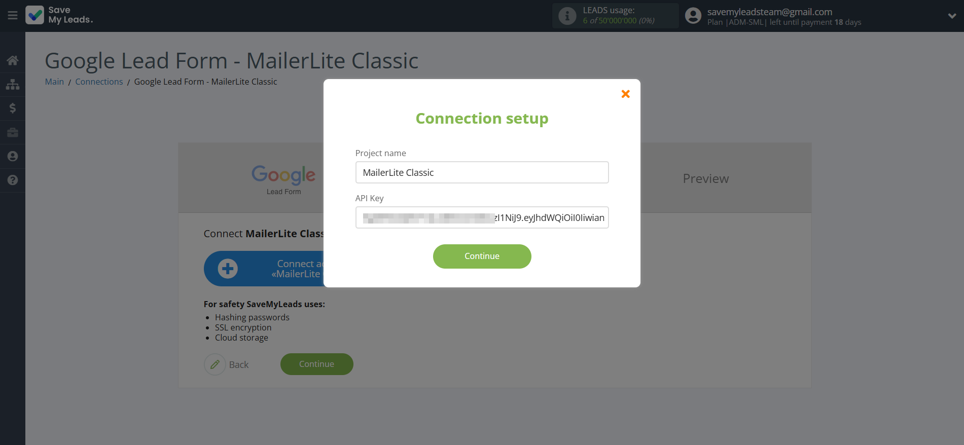 How to Connect Google Lead Form with MailerLite Classic | Data Destination account connection How to Connect Google Lead Form with MailerLite Classic | Data Destination account connection