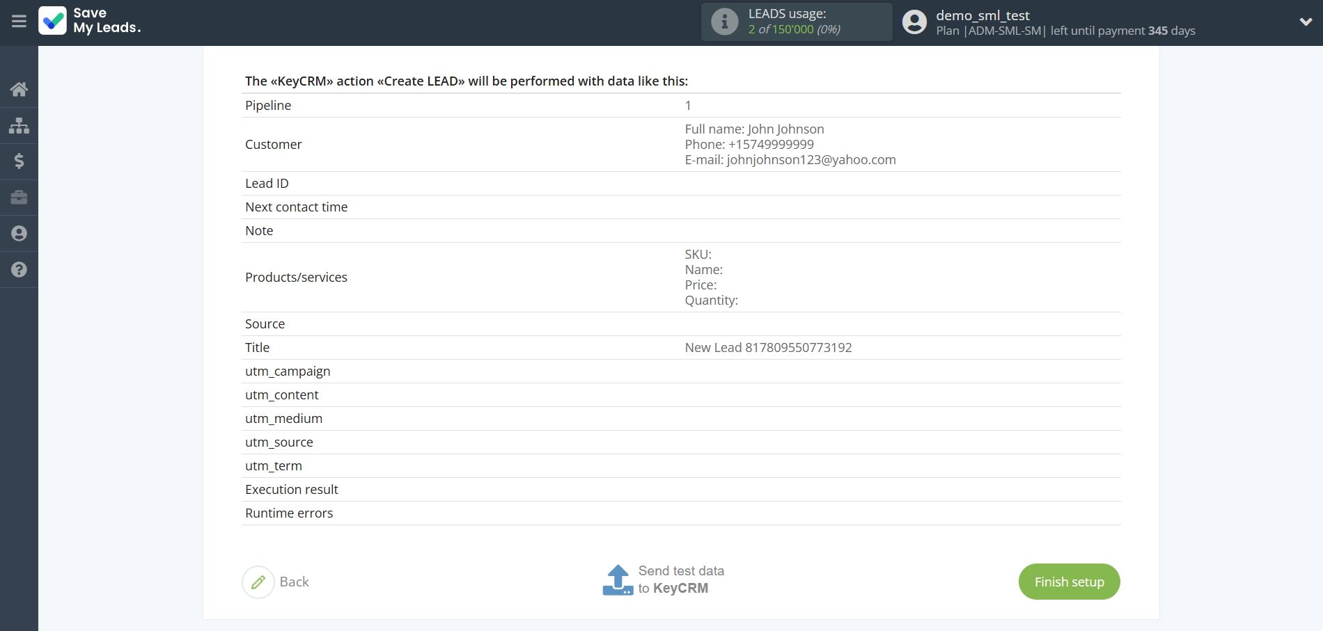 How to Connect Facebook with KeyCRM Create Lead | Test data How to Connect Facebook with KeyCRM Create Lead | Test data