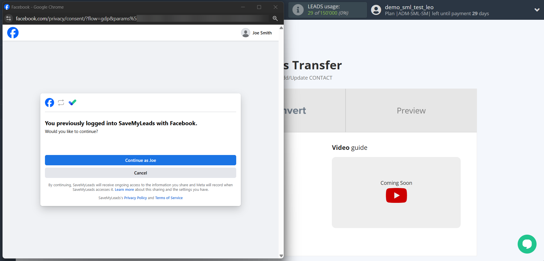 How to Connect Facebook with ConvesioConvert | Data Source account connection How to Connect Facebook with ConvesioConvert | Data Source account connection