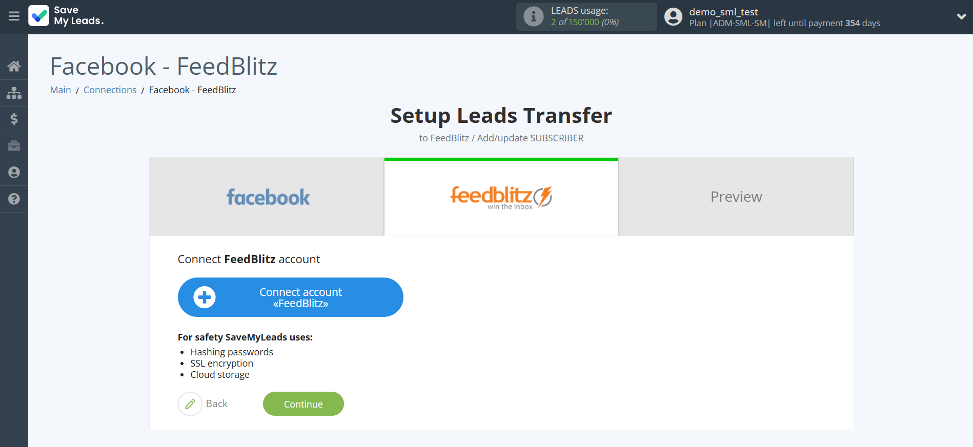 How to Connect Facebook with FeedBlitz | Data Destination account connection How to Connect Facebook with FeedBlitz | Data Destination account connection