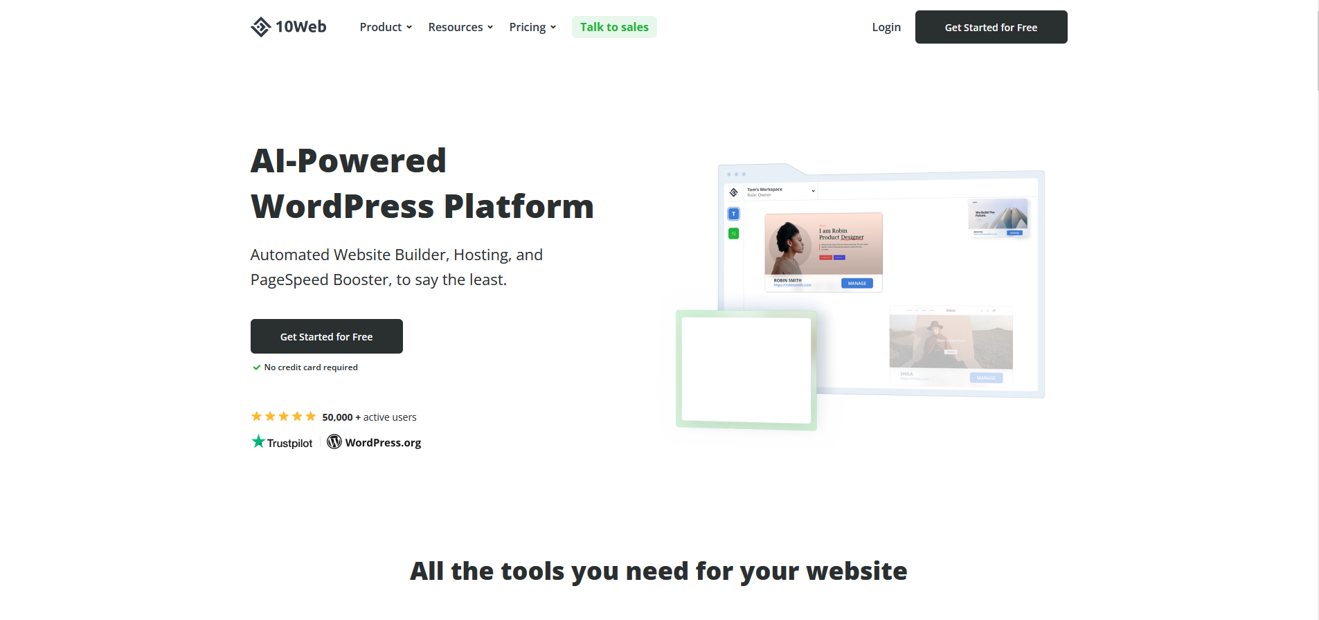 Top AI Website Builders | 10Web Top AI Website Builders | 10Web