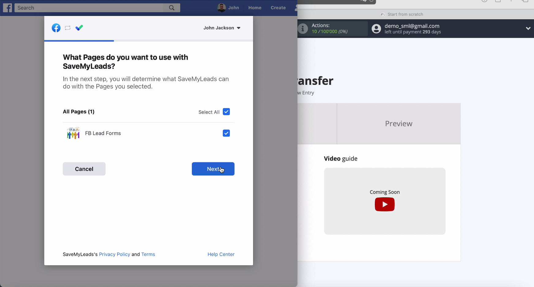 Facebook and Monday.com integration | Check all Pages Facebook and Monday.com integration | Check all Pages