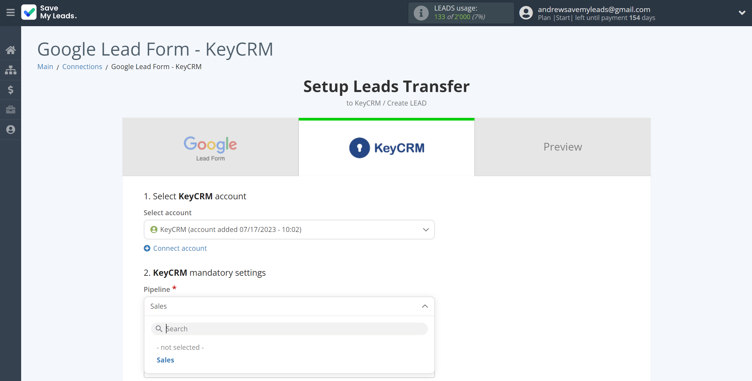 How to Connect Google Lead Form with KeyCRM Create Lead | Assigning fields