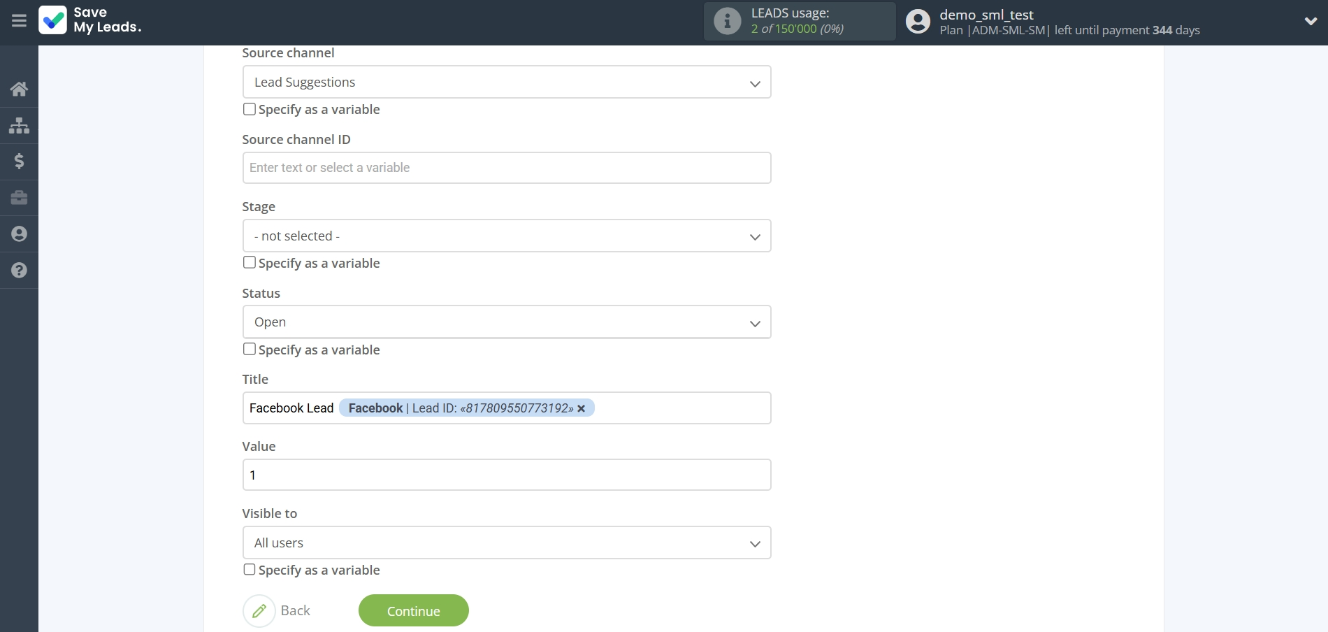 How to Connect Facebook with Pipedrive Create Deal | Assigning fields How to Connect Facebook with Pipedrive Create Deal | Assigning fields