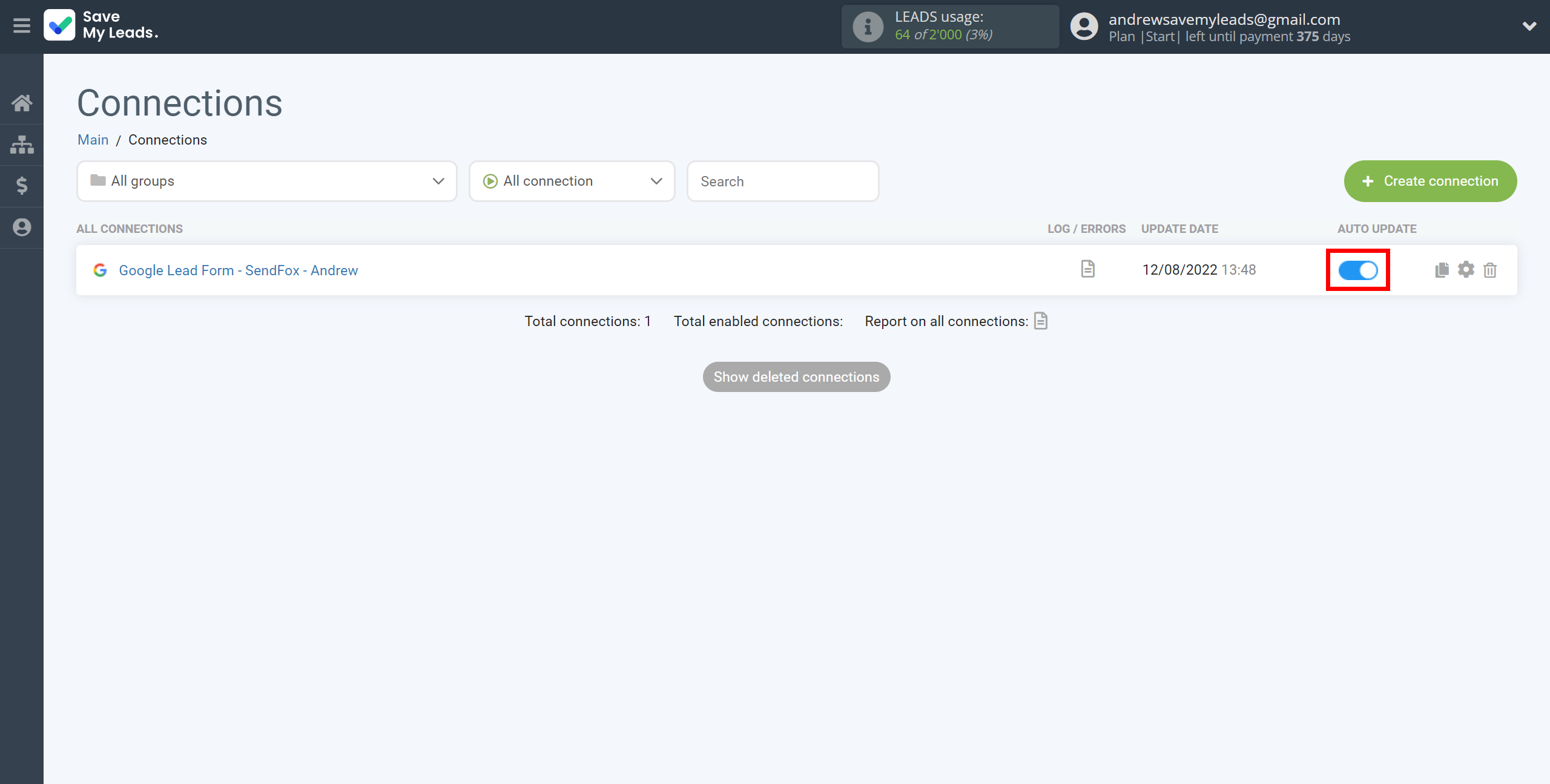 How to Connect Google Lead Form with SendFox | Enable auto-update