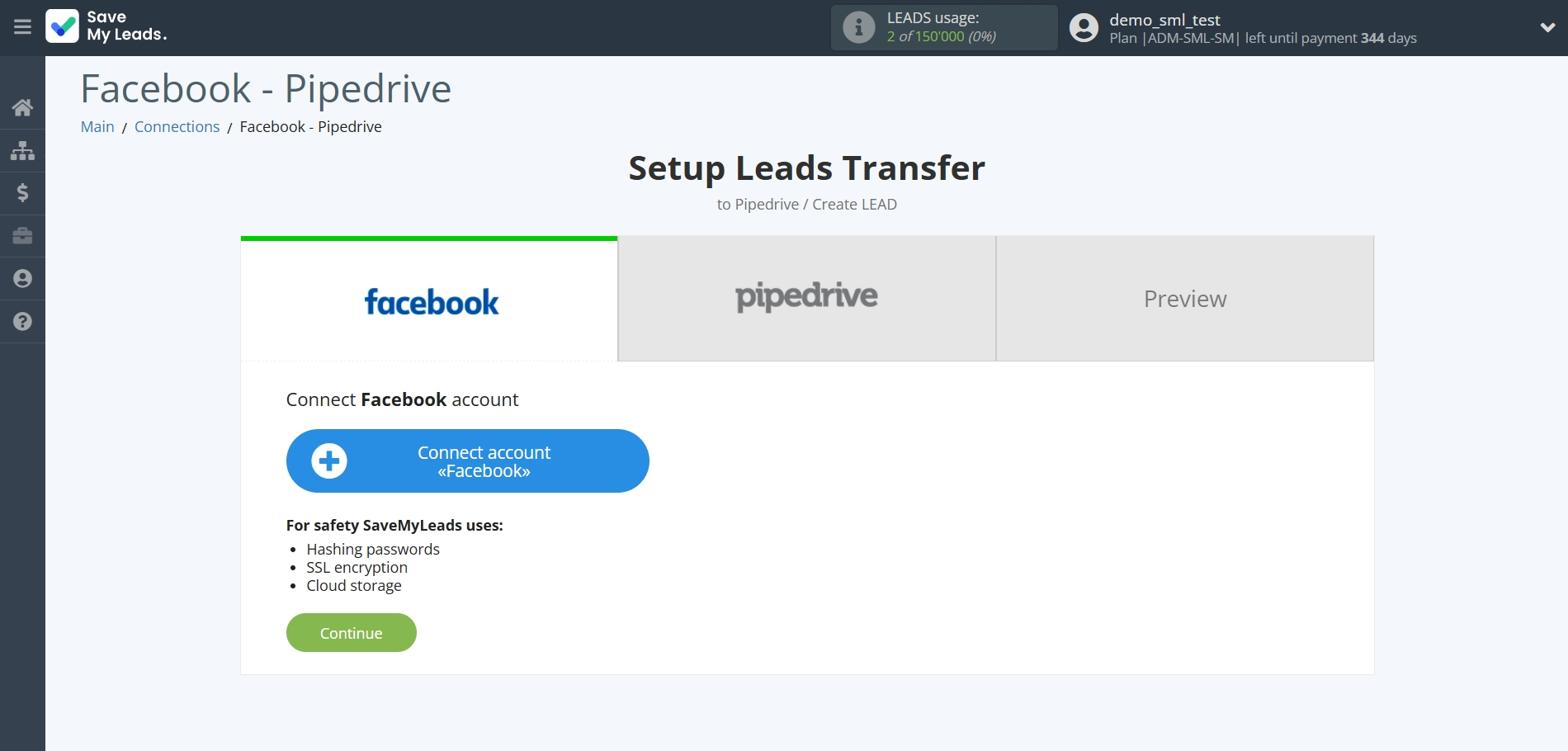 How to Connect Facebook with Pipedrive Create Lead | Data Source account connection How to Connect Facebook with Pipedrive Create Lead | Data Source account connection