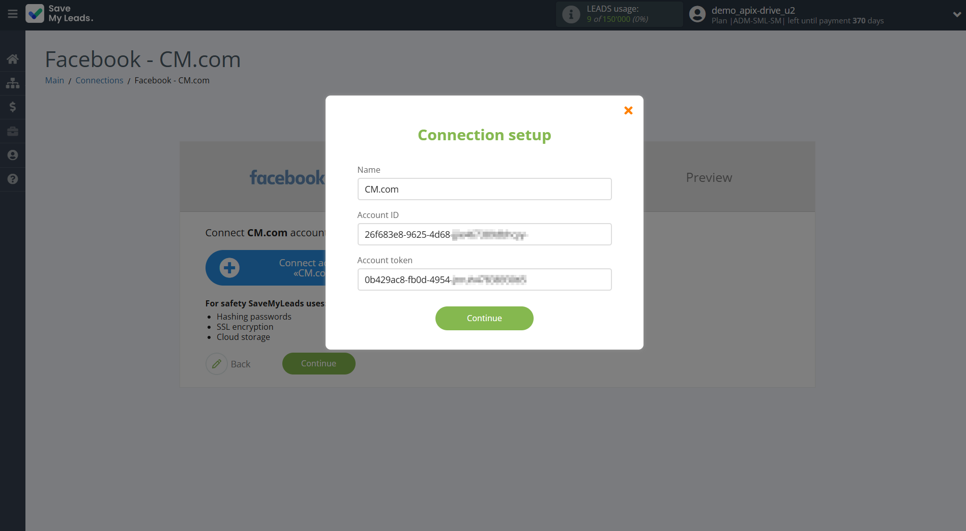 How to Connect Facebook with CM.com | Data Destination account connection How to Connect Facebook with CM.com | Data Destination account connection