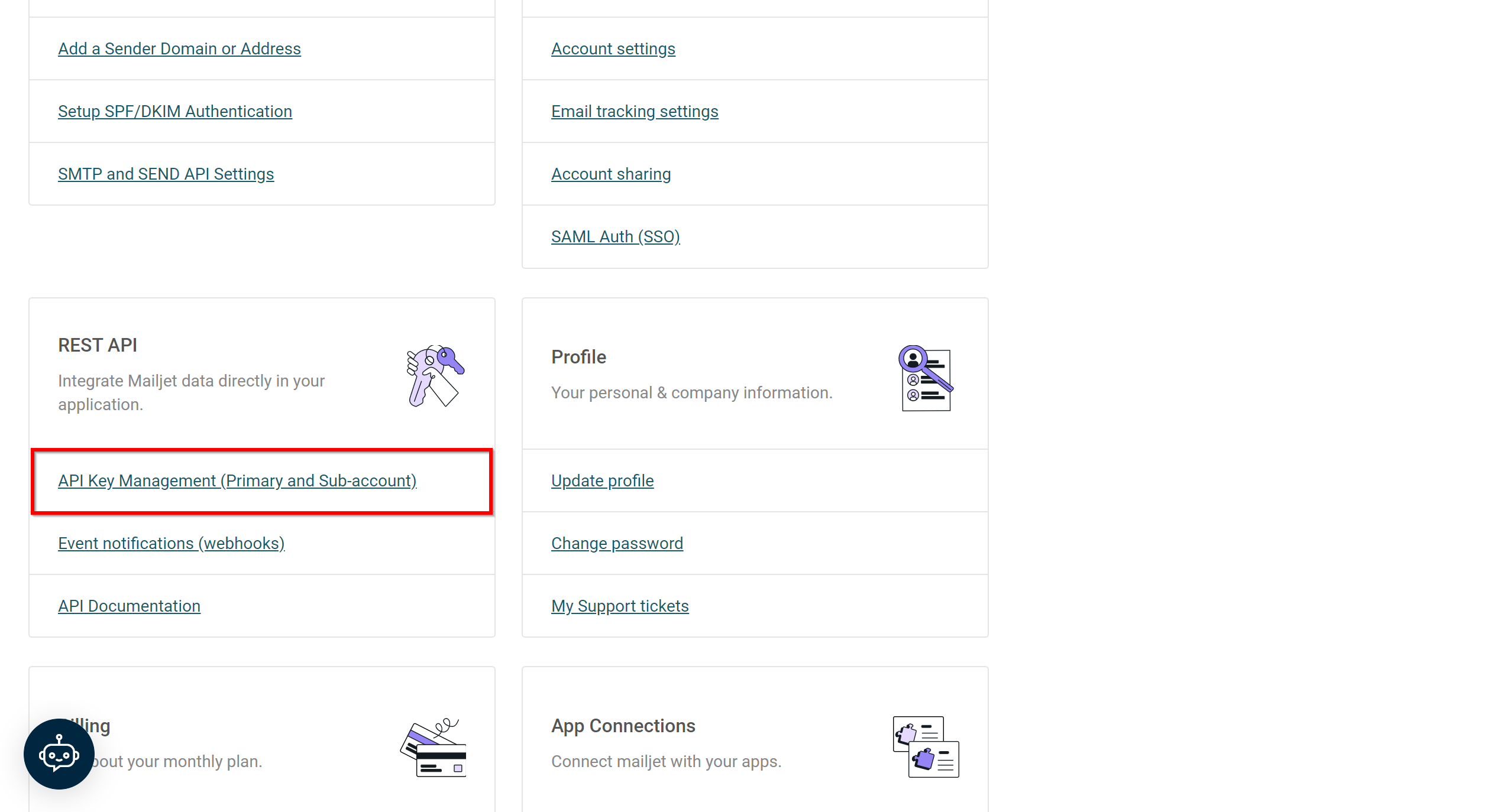 How to Connect Webhooks with Mailjet | Data Destination account connection