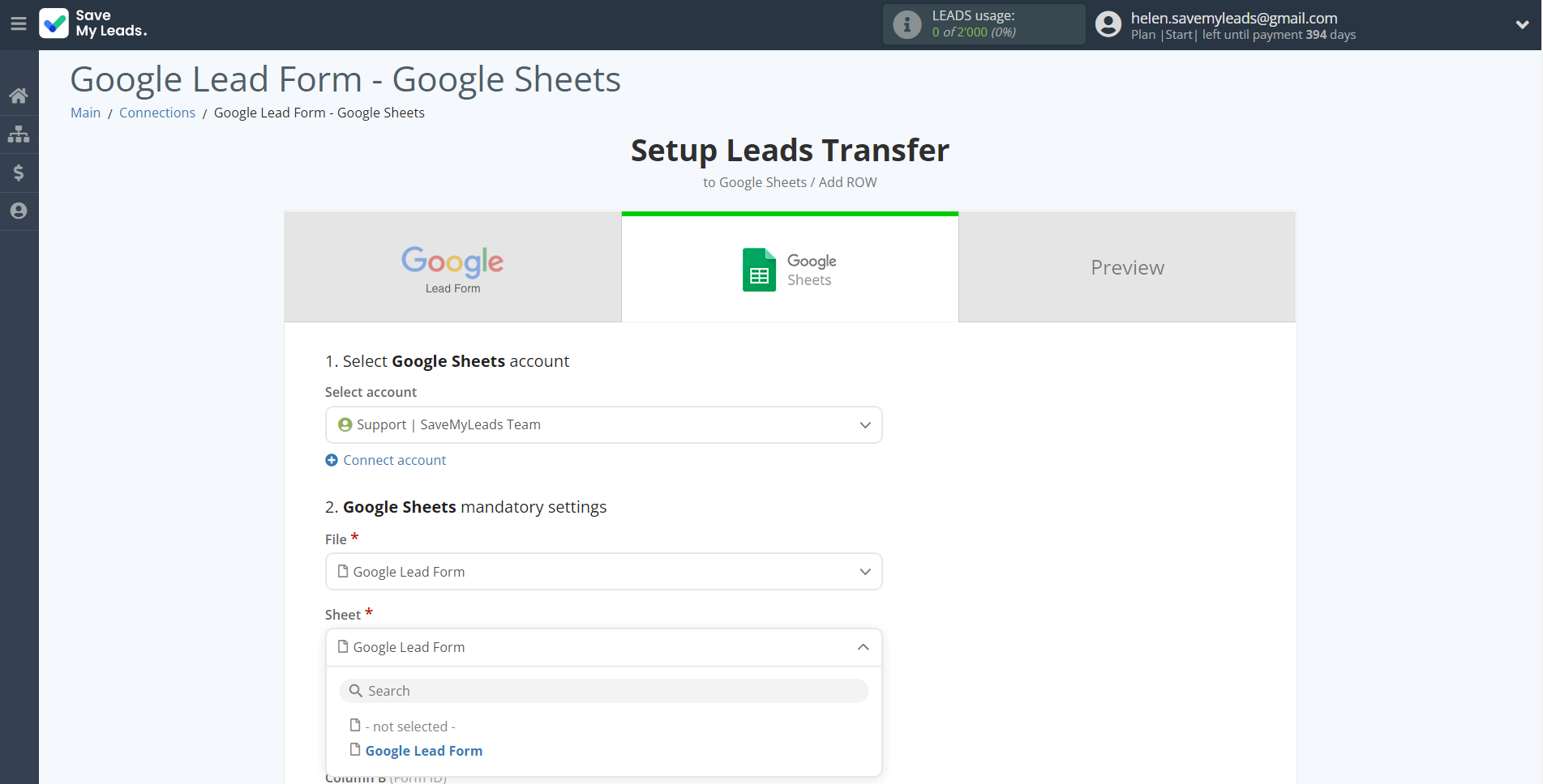 How to Connect Google Lead Form with Google Sheets |&nbsp;Assigning fields