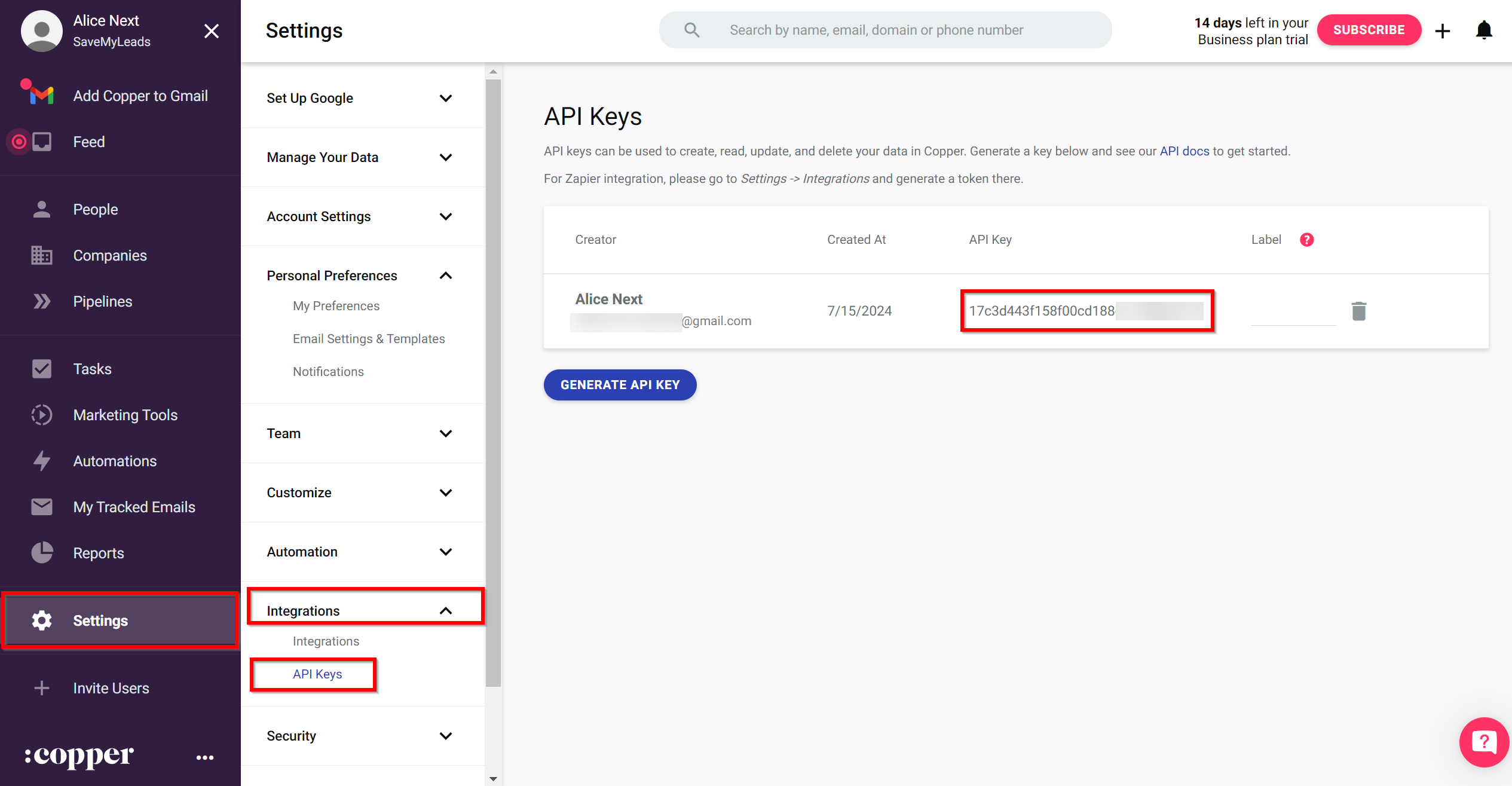 How to Connect TikTok with Copper Create Contacts | Data Destination account connection