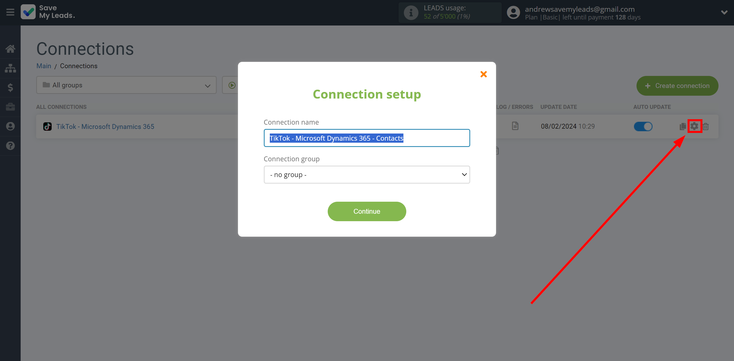 How to Connect TikTok with Microsoft Dynamics 365 Create Contacts | Name and group connection