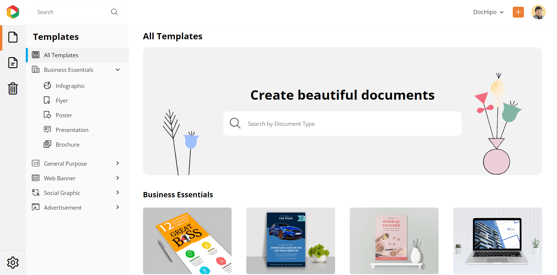 Content creation tools | DocHipo
