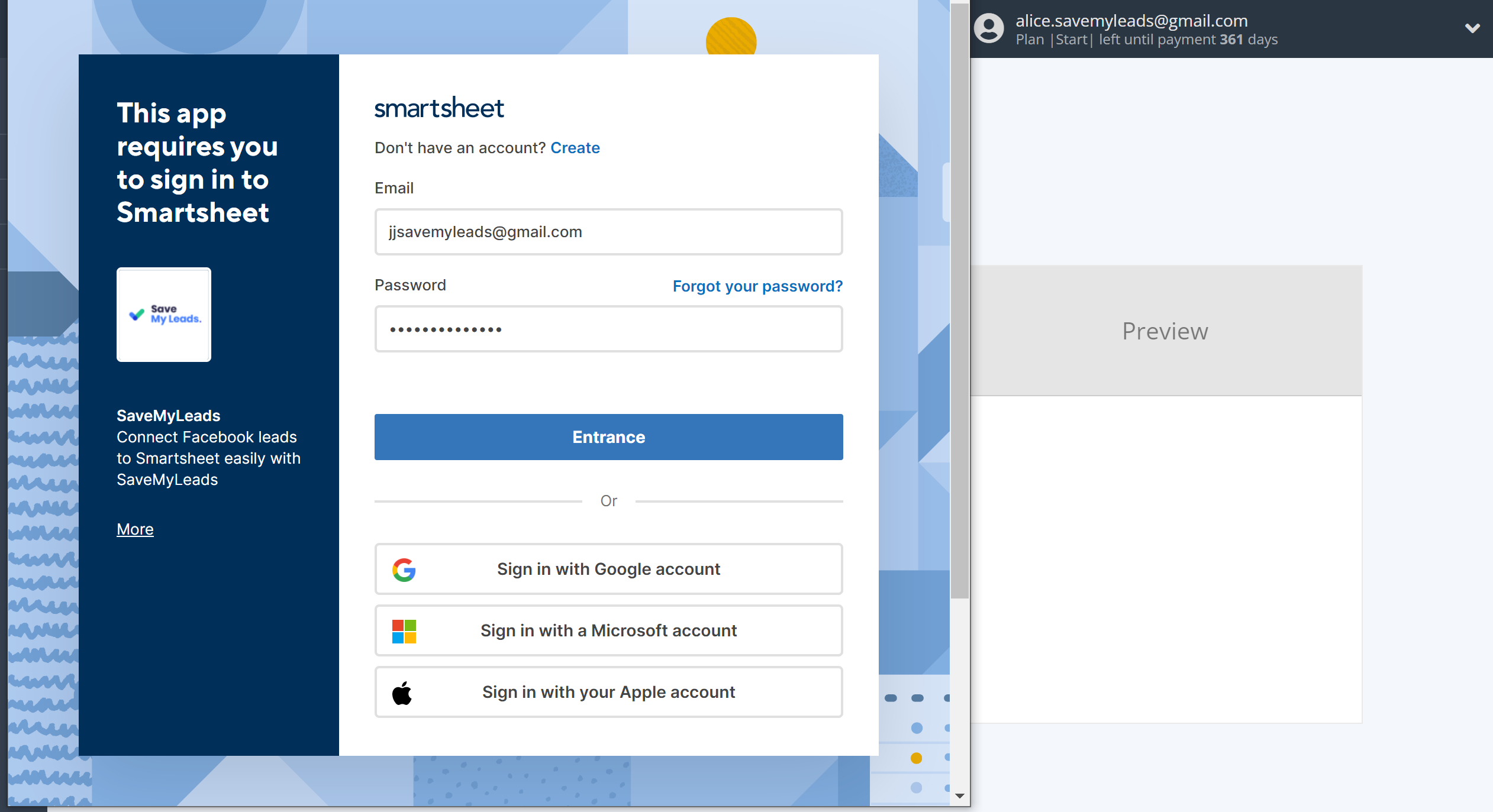 How to Connect Webhooks with Smartsheet | Data Destination account connection