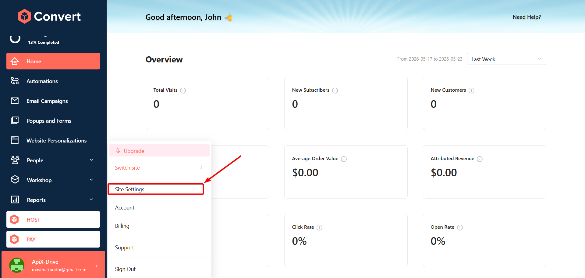 How to Connect Google Lead Form with ConvesioConvert | ConvesioConvert account API