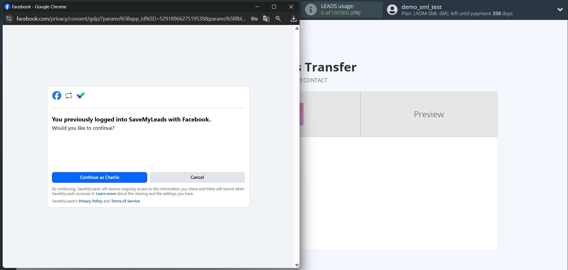 How to Connect Facebook with ClickSend Add Contacts | Data Source account connection
