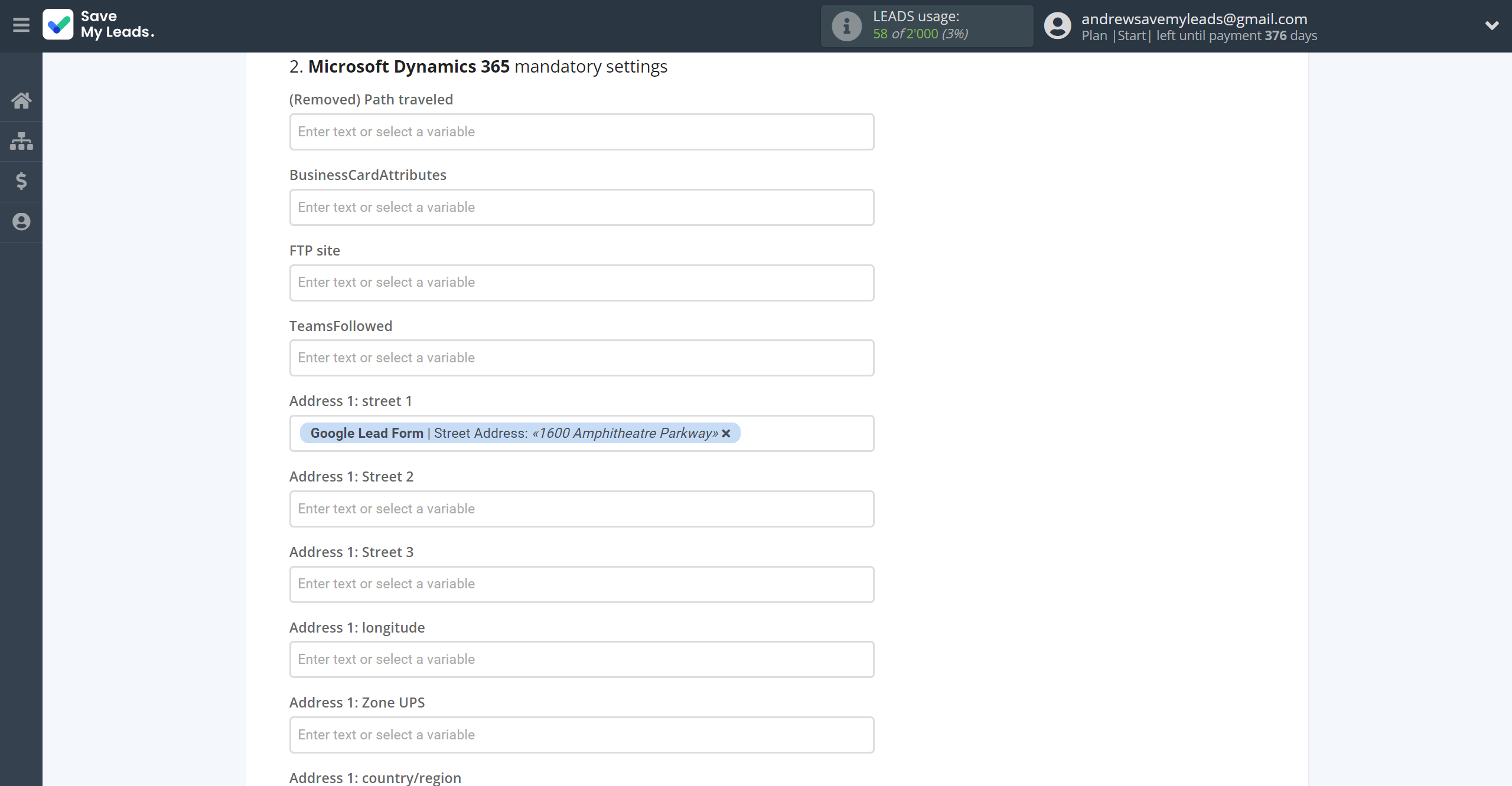 How to Connect Google Lead Form with Microsoft Dynamics 365 Create Contacts | Assigning fields