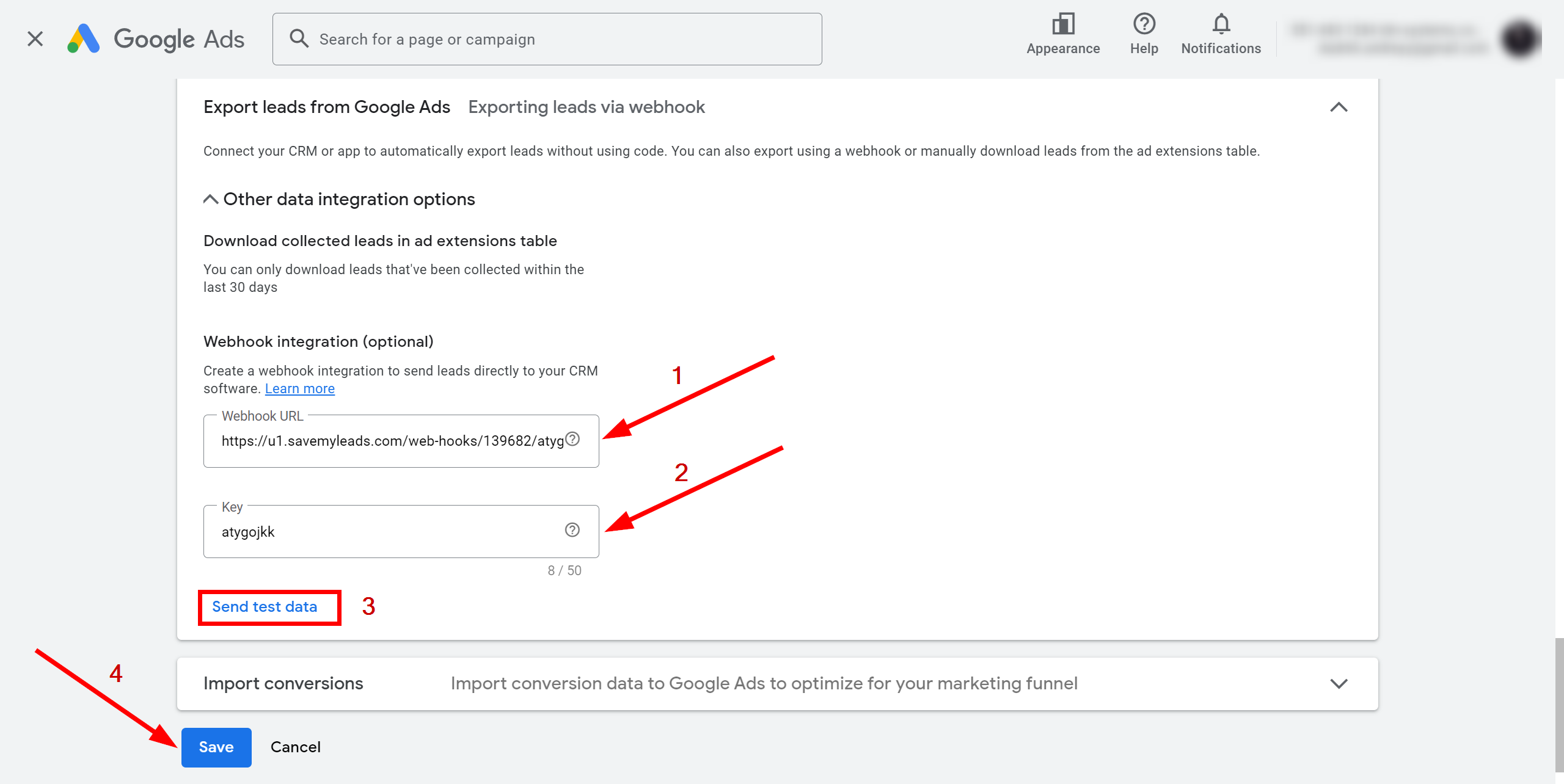 How to Connect Google Lead Form with TextMagic | Data Source account connection