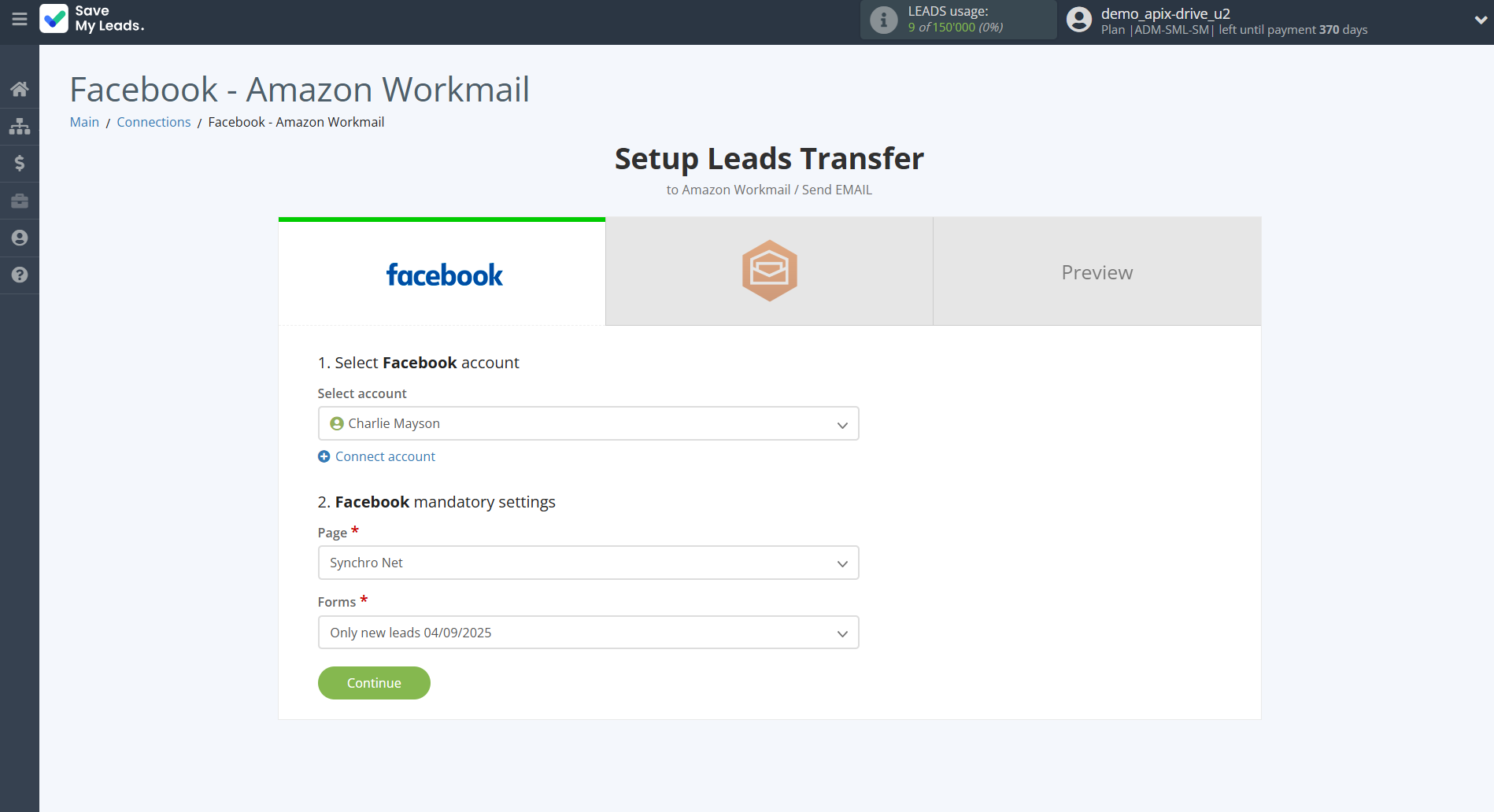 How to Connect Facebook with Amazon Workmail | Data Source account connection How to Connect Facebook with Amazon Workmail | Data Source account connection