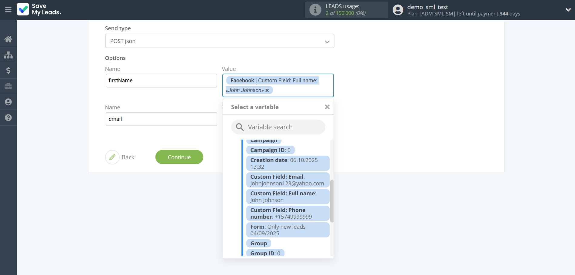 How to Connect Facebook with ProveSource | Assigning fields How to Connect Facebook with ProveSource | Assigning fields