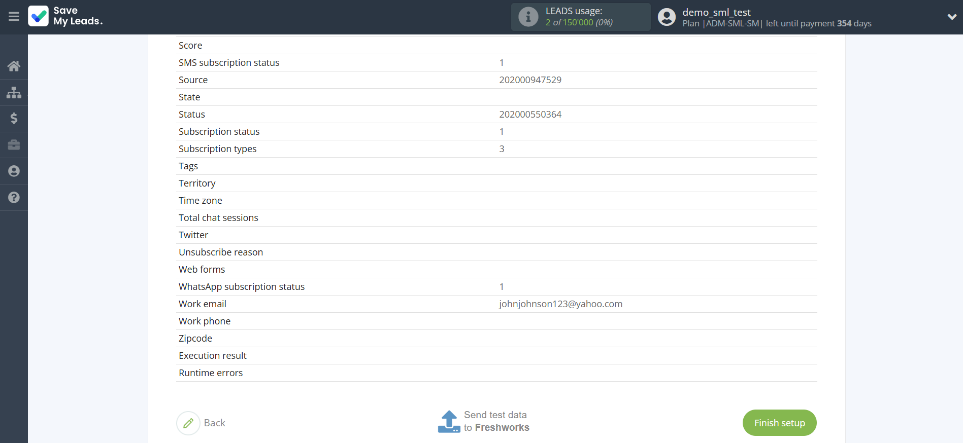 How to Connect Facebook with Freshworks Create Contacts | Test data How to Connect Facebook with Freshworks Create Contacts | Test data