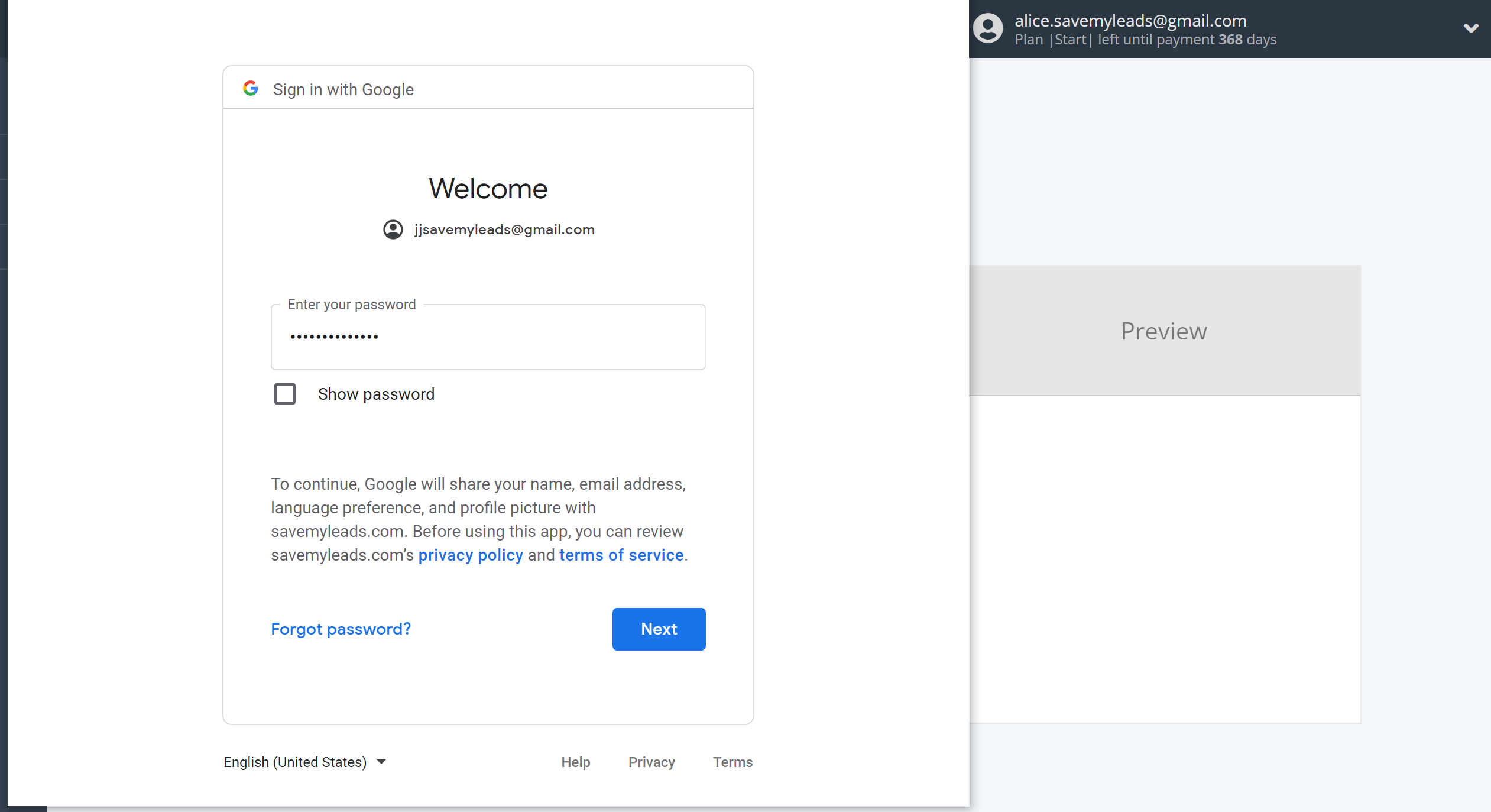 How to Connect Webhooks with Google Contacts | Data Destination account connection