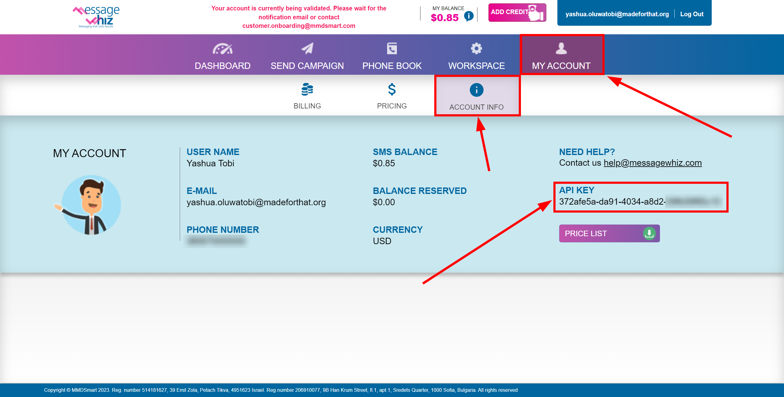 How to Connect Webhooks  with MessageWhiz | Data Destination account connection