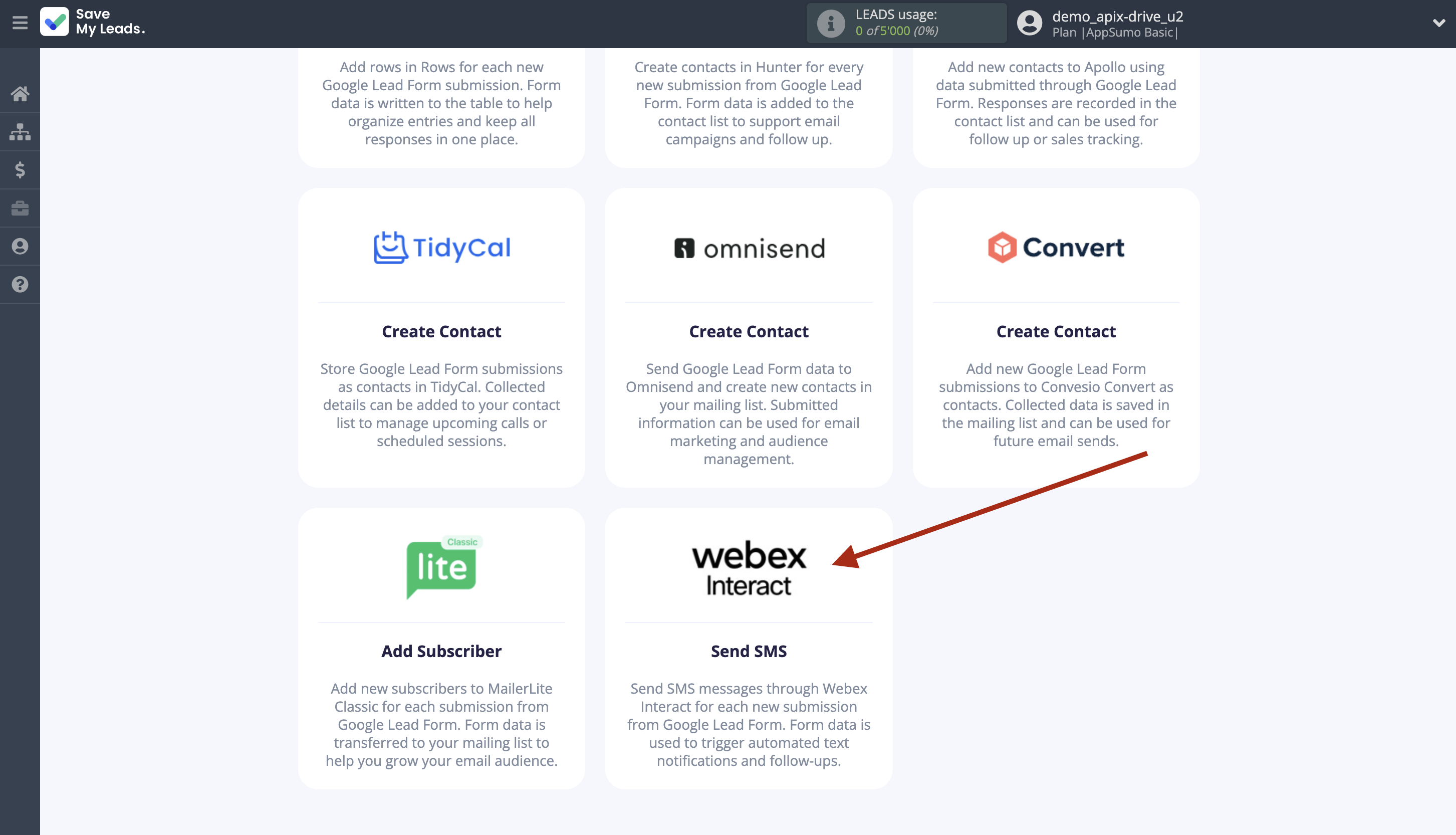 How to Connect Google Lead Form with Webex Interact | Data Destination system selection How to Connect Google Lead Form with Webex Interact | Data Destination system selection