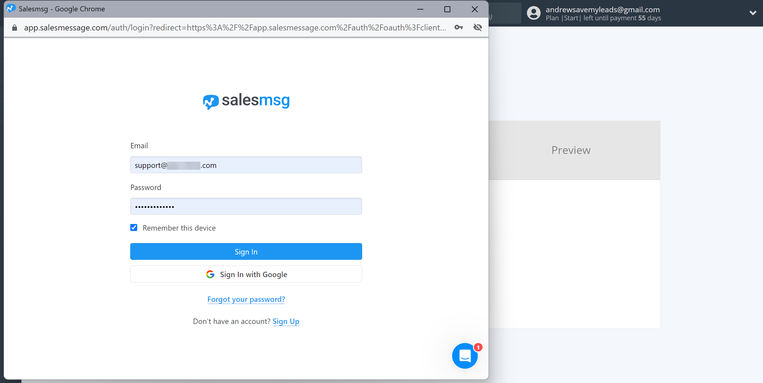 How to Connect Webhooks with Salesmsg | Data Destination account connection