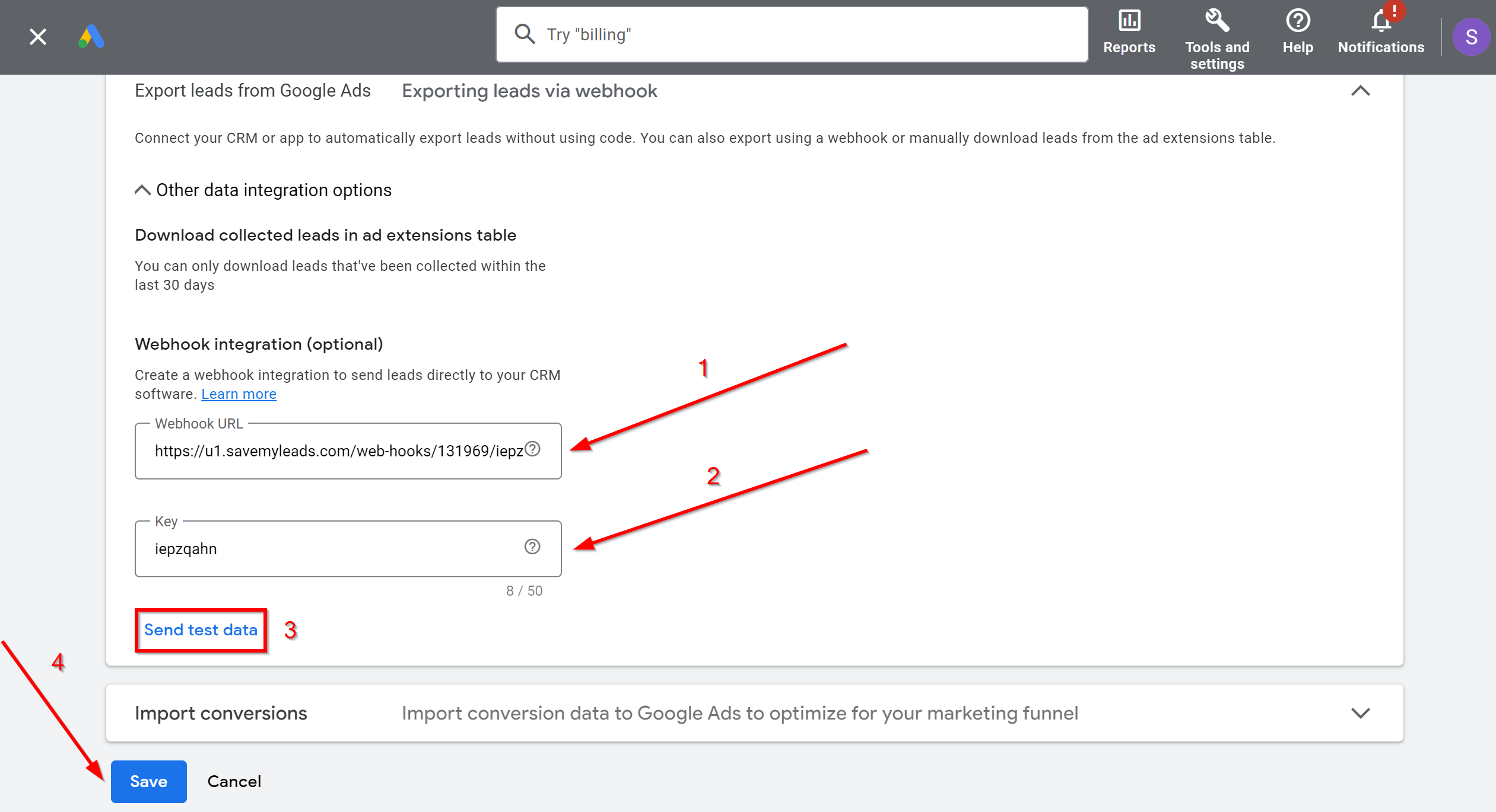 How to Connect Google Lead Form with Amazon SES | Data Source account connection