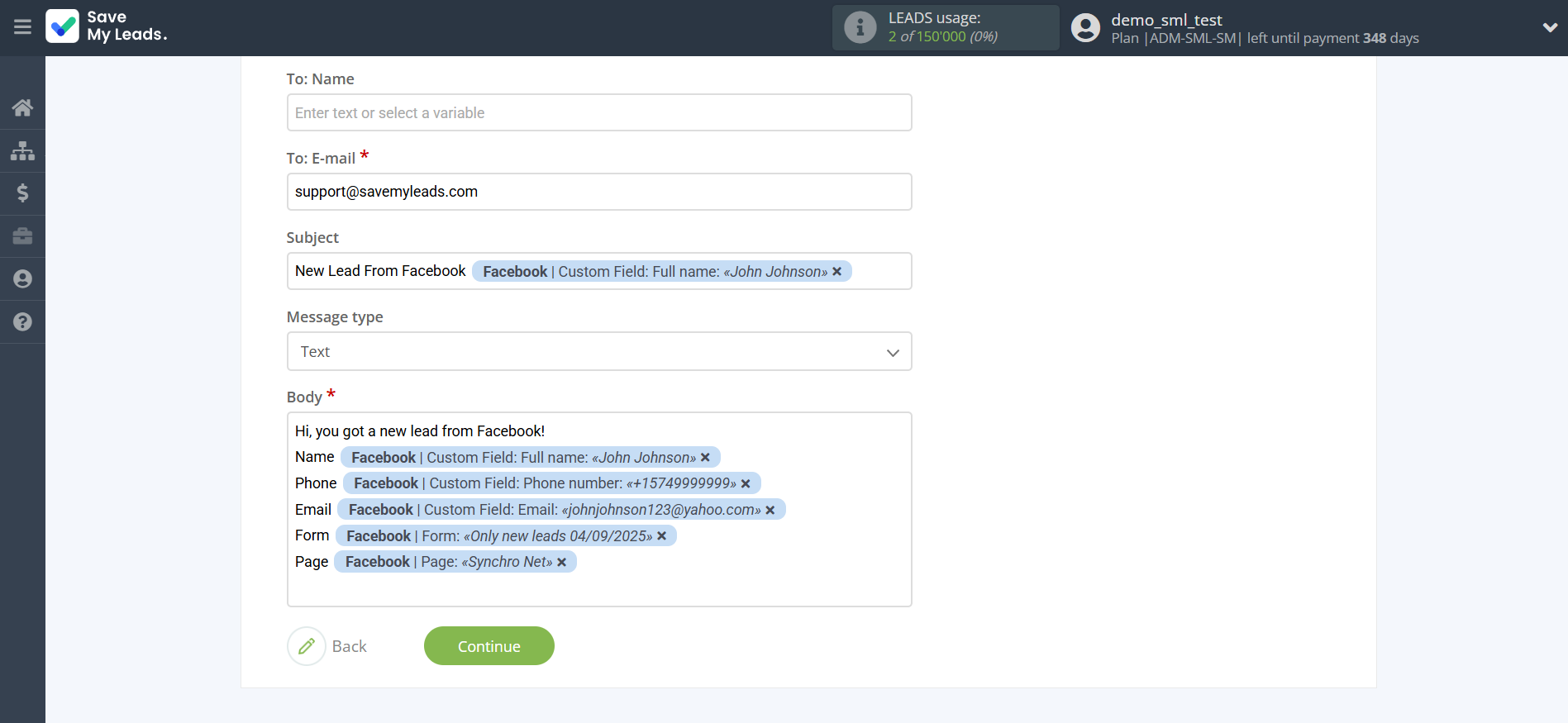 How to Connect Facebook with iCloud | Assigning fields How to Connect Facebook with iCloud | Assigning fields