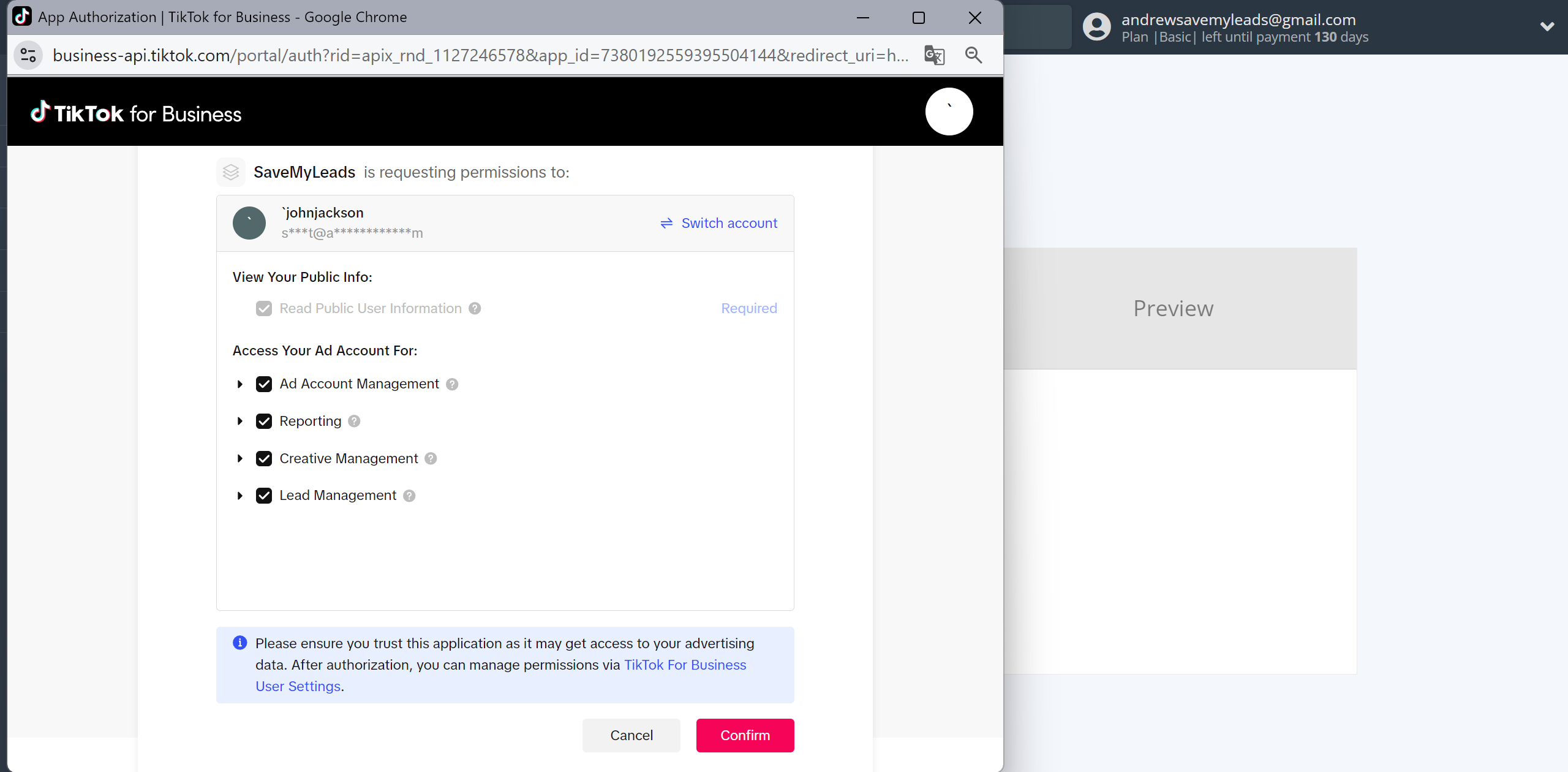 How to Connect TikTok with Amazon Workmail | Data Source account connection