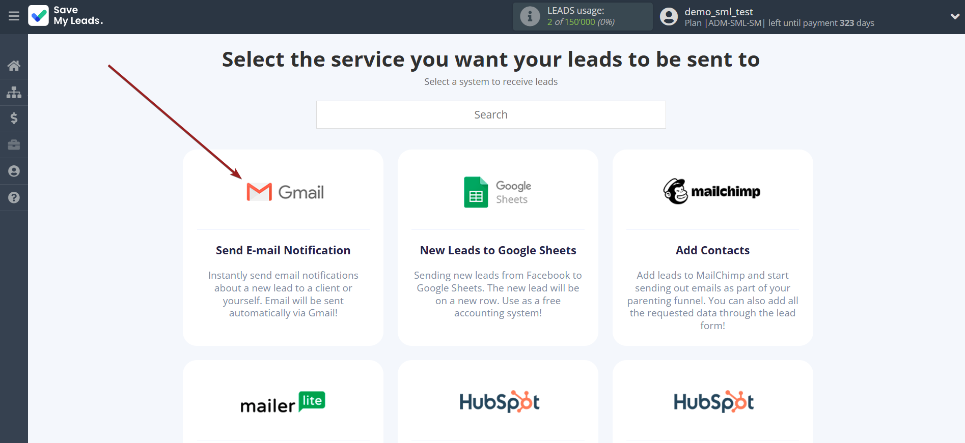 How to Connect Webhooks with Gmail | Data Destination system selection How to Connect Webhooks with Gmail | Data Destination system selection