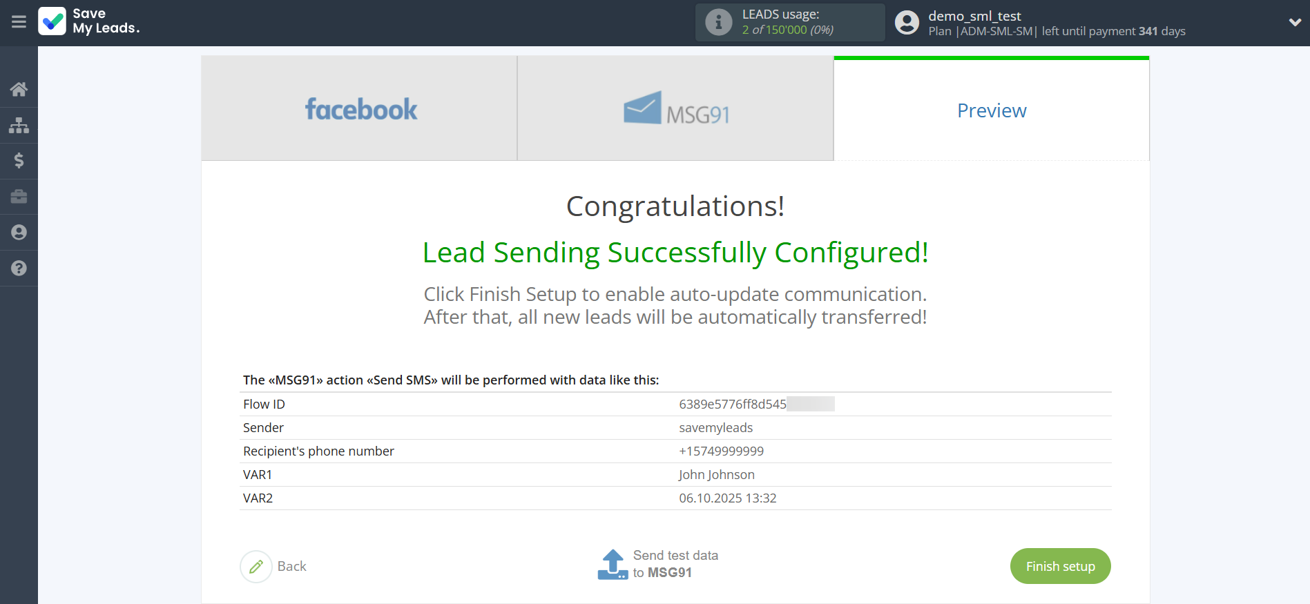 How to Connect Facebook with MSG91 Send SMS | Test data How to Connect Facebook with MSG91 Send SMS | Test data