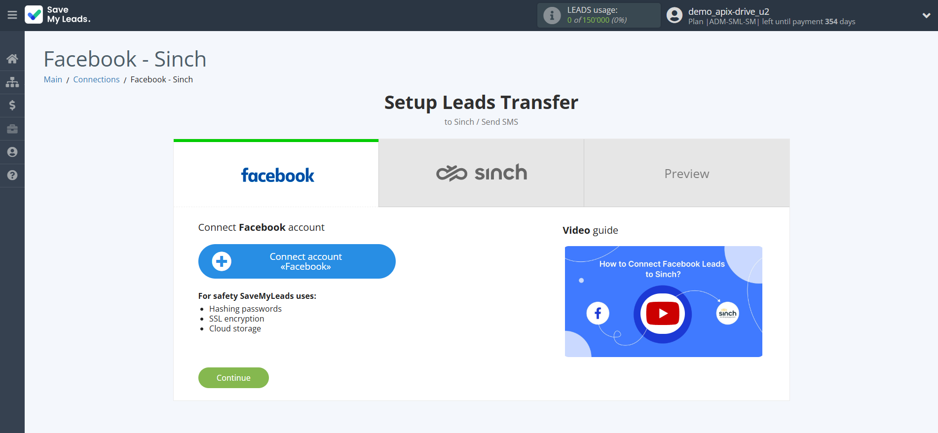How to Connect Facebook with Sinch | Data Source account connection How to Connect Facebook with Sinch | Data Source account connection