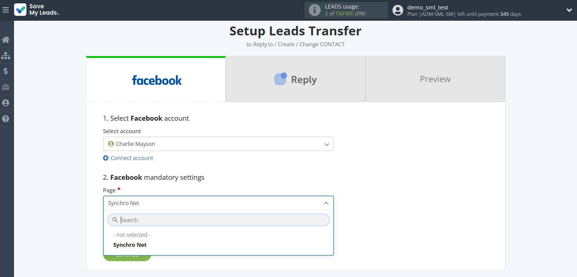 How to Connect Facebook  with Reply.io | Data Source account connection How to Connect Facebook  with Reply.io | Data Source account connection
