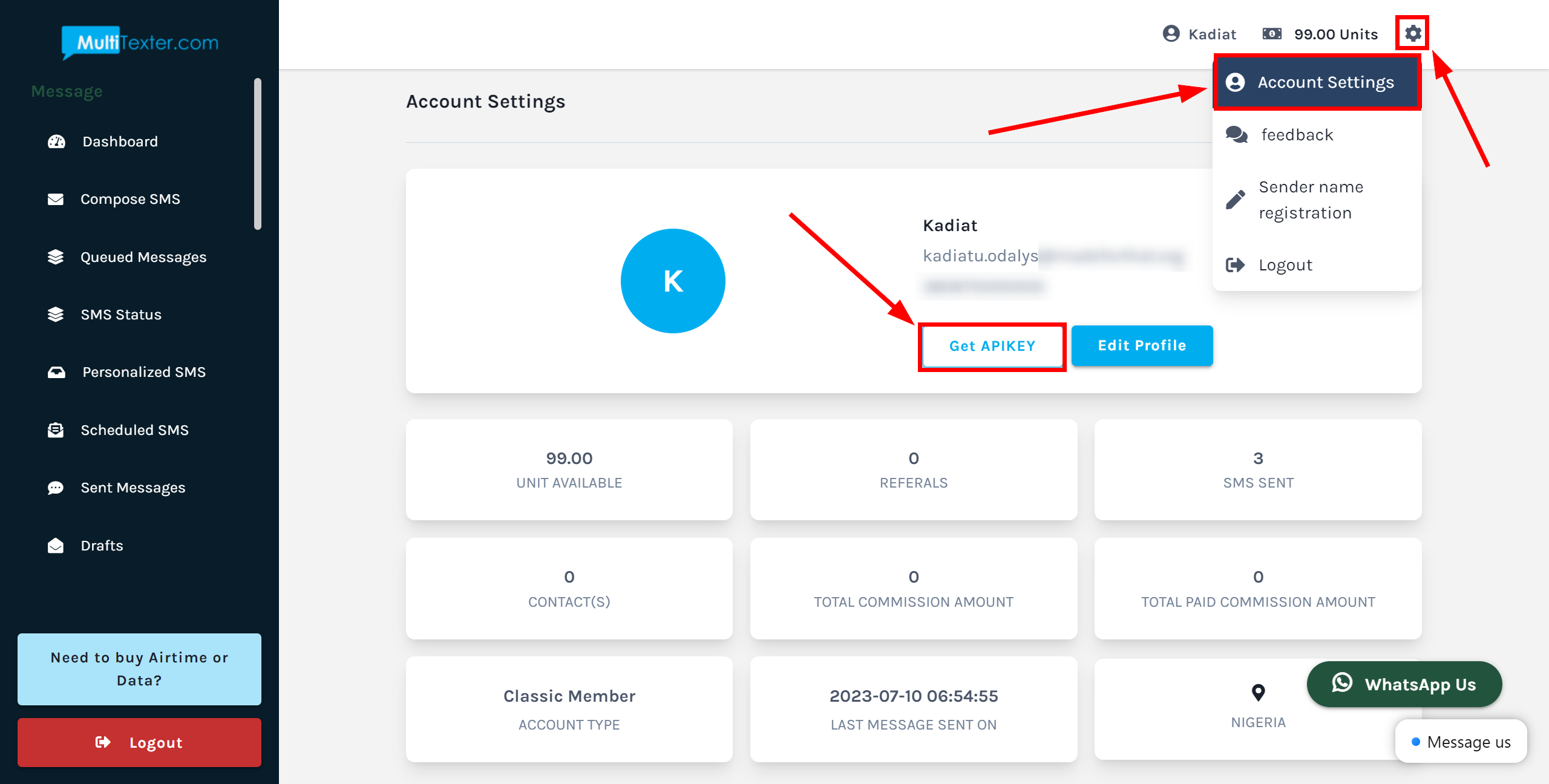 How to Connect Webhooks  with Multitexter | Data Destination account connection