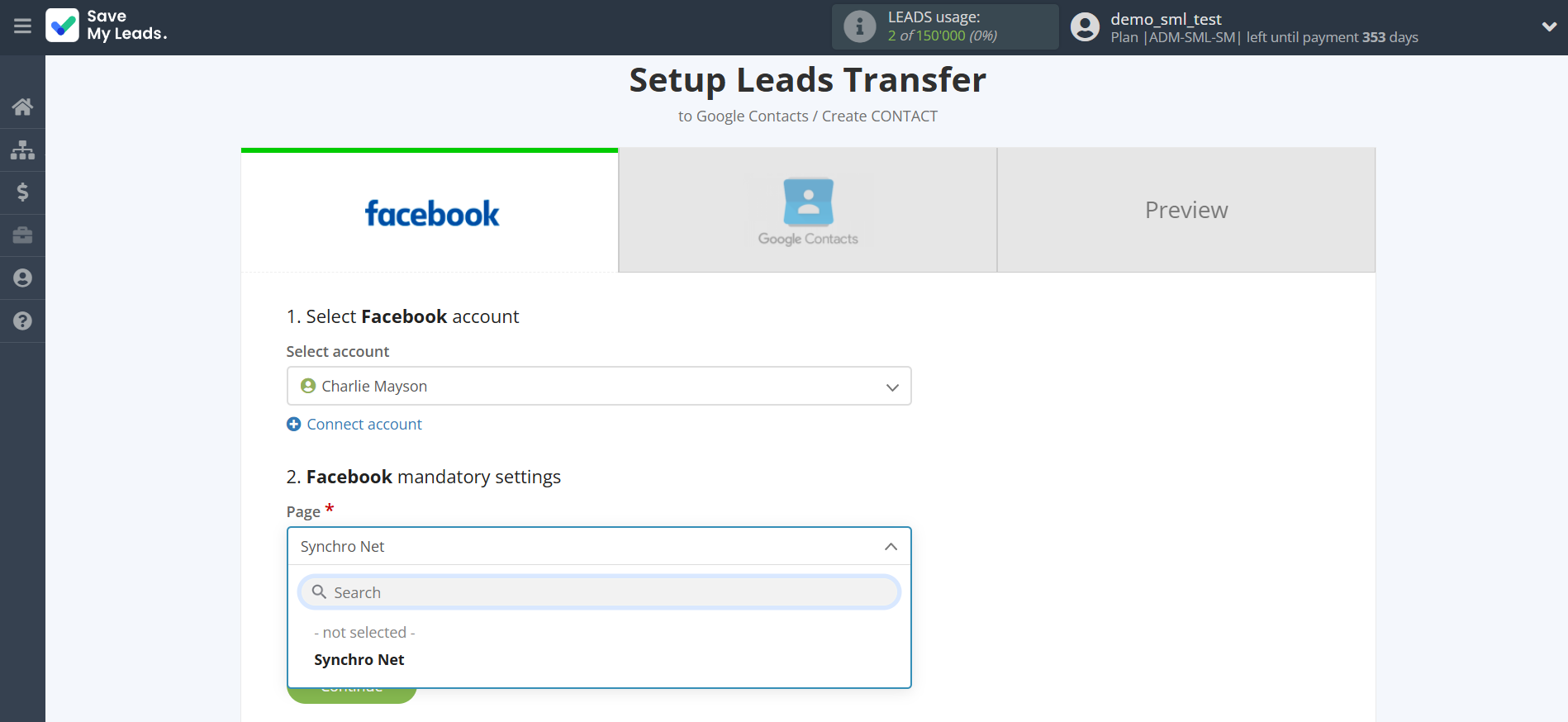 How to Connect Facebook with Google Contacts | Data Source account connection How to Connect Facebook with Google Contacts | Data Source account connection