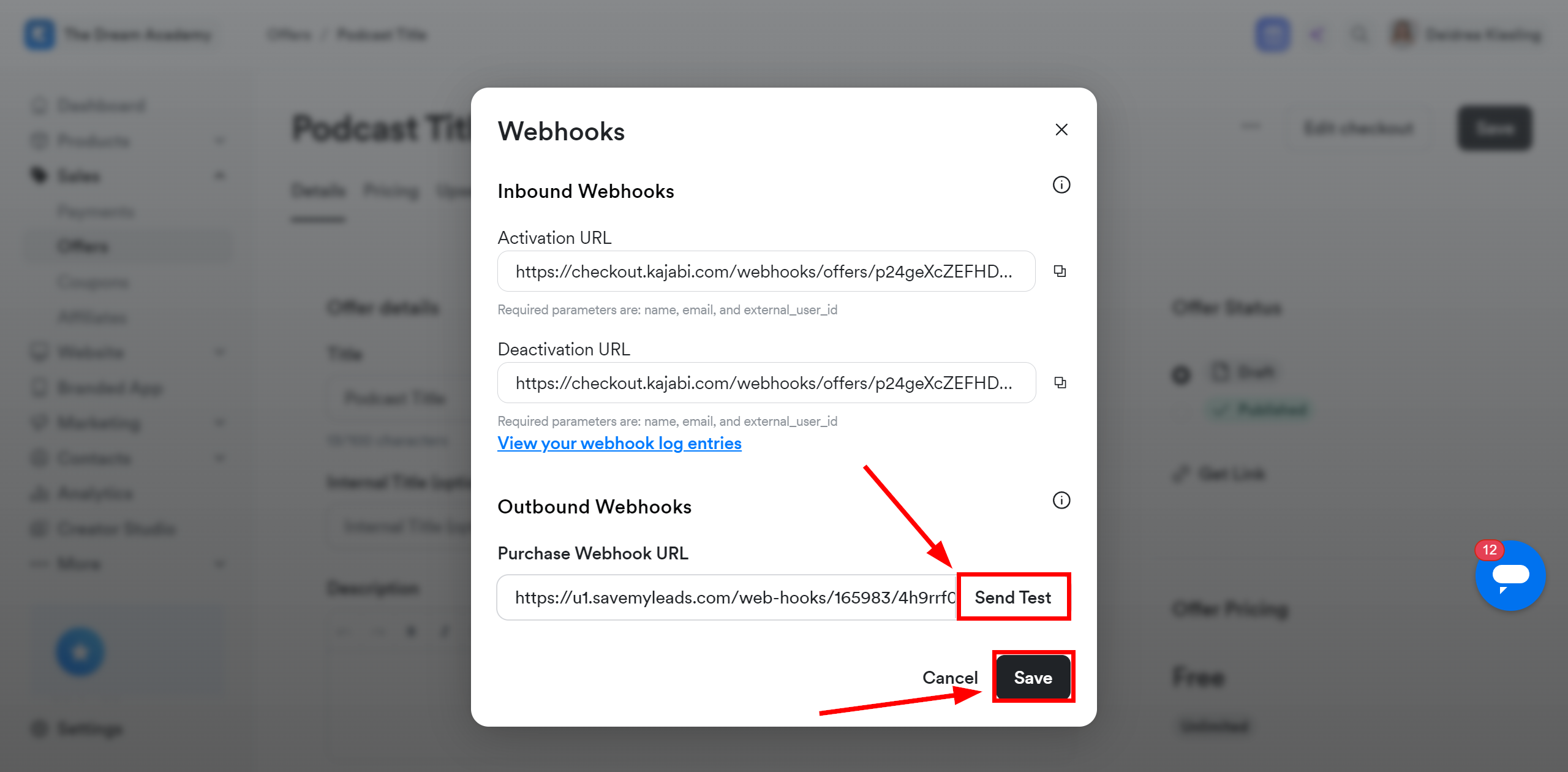 How to Connect Webhooks with Ontraport | Data Source account connection