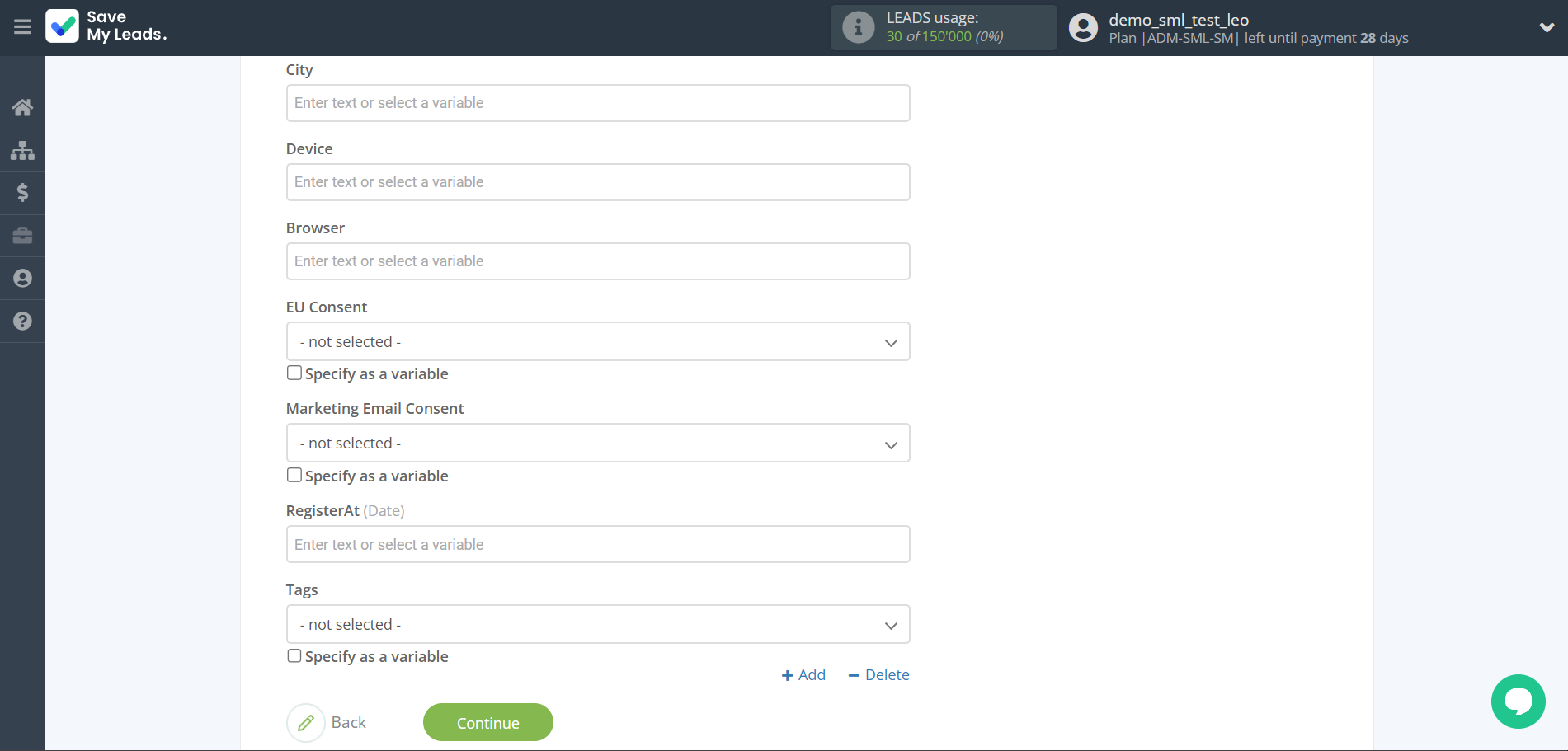 How to Connect Webhooks with ConvesioConvert | Assigning fields